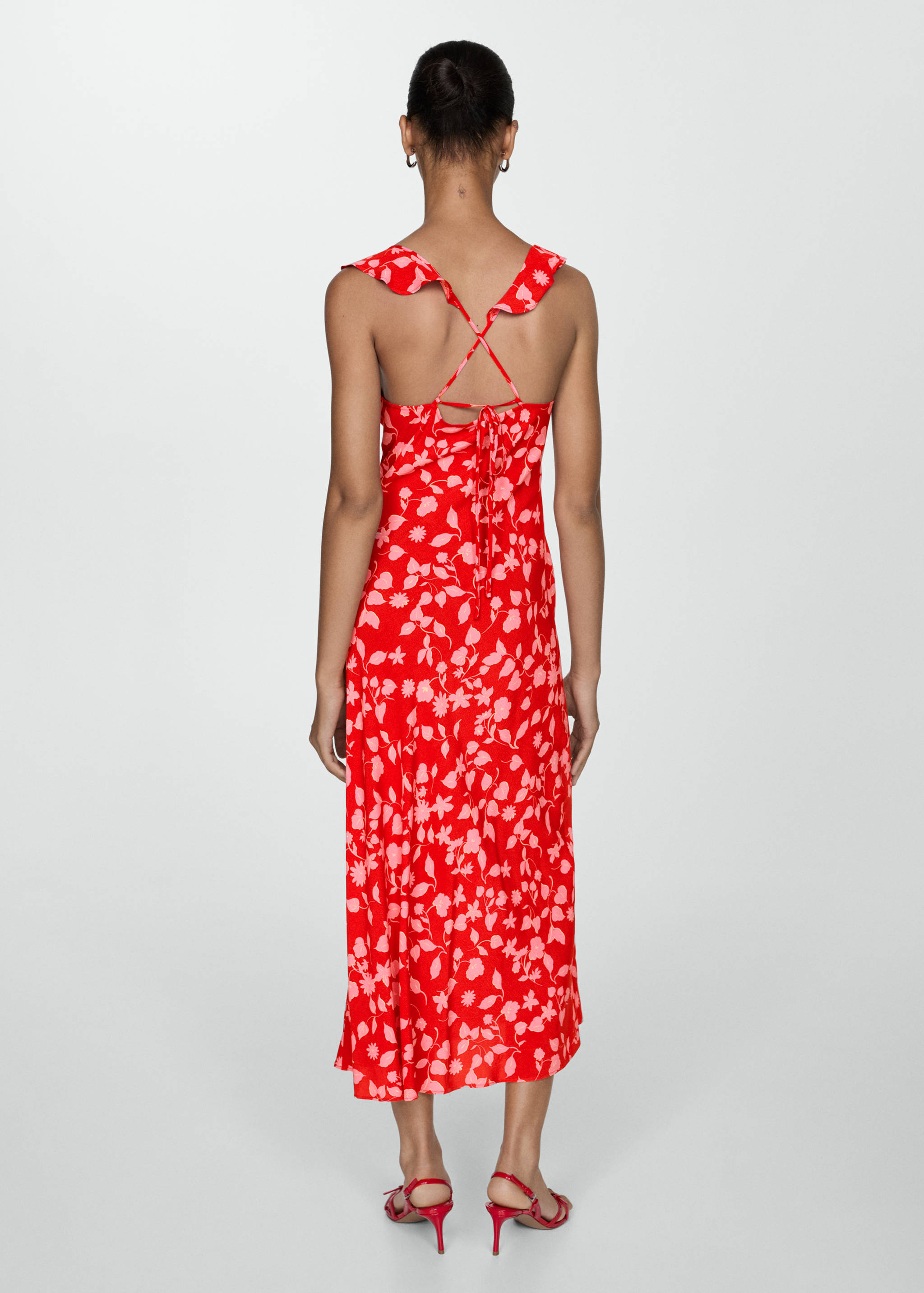 Φόρεμα μακρύ εμπριμέ - Πίσω όψη προϊόντος