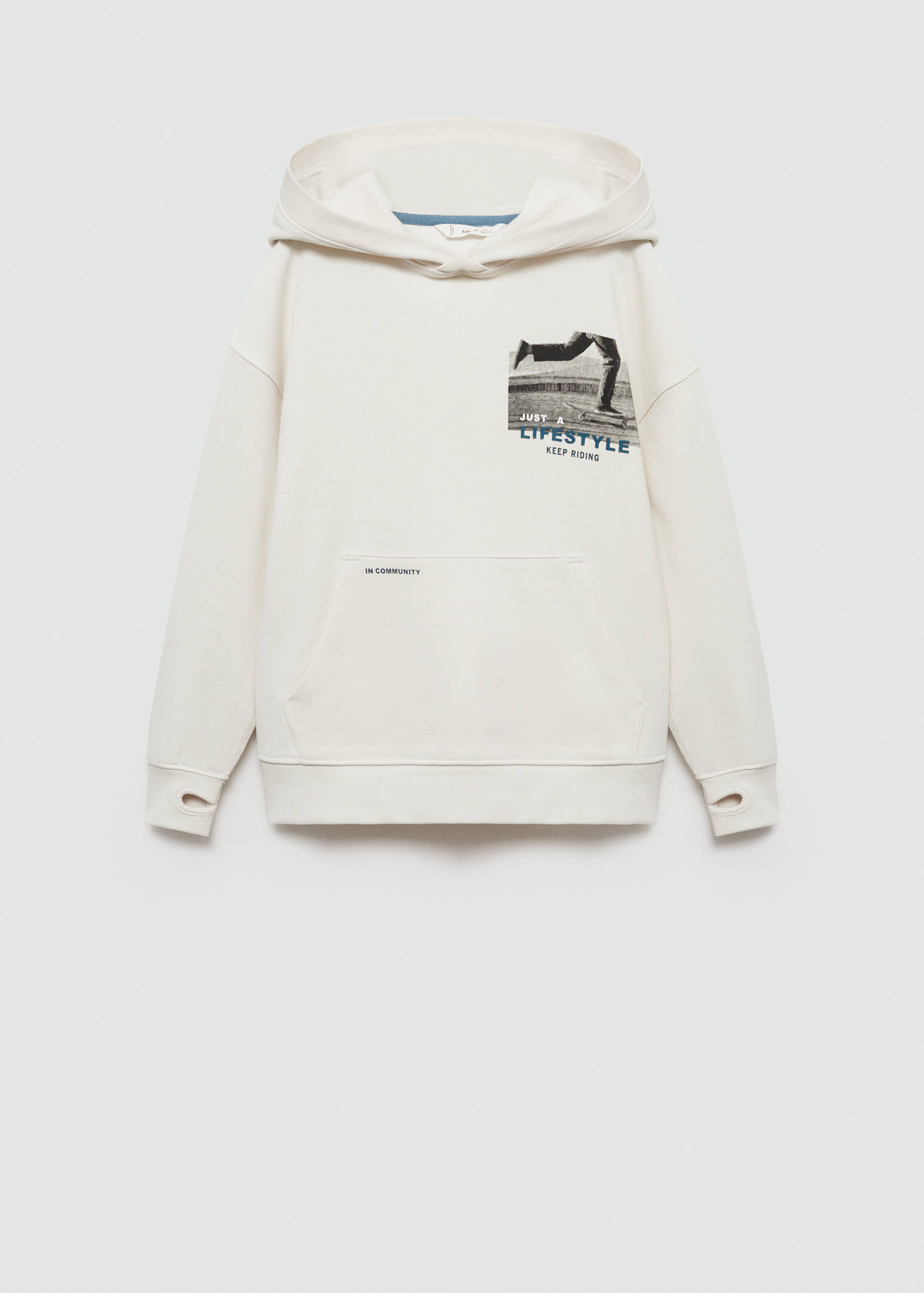 Sudadera algodón estampada - Artículo sin modelo