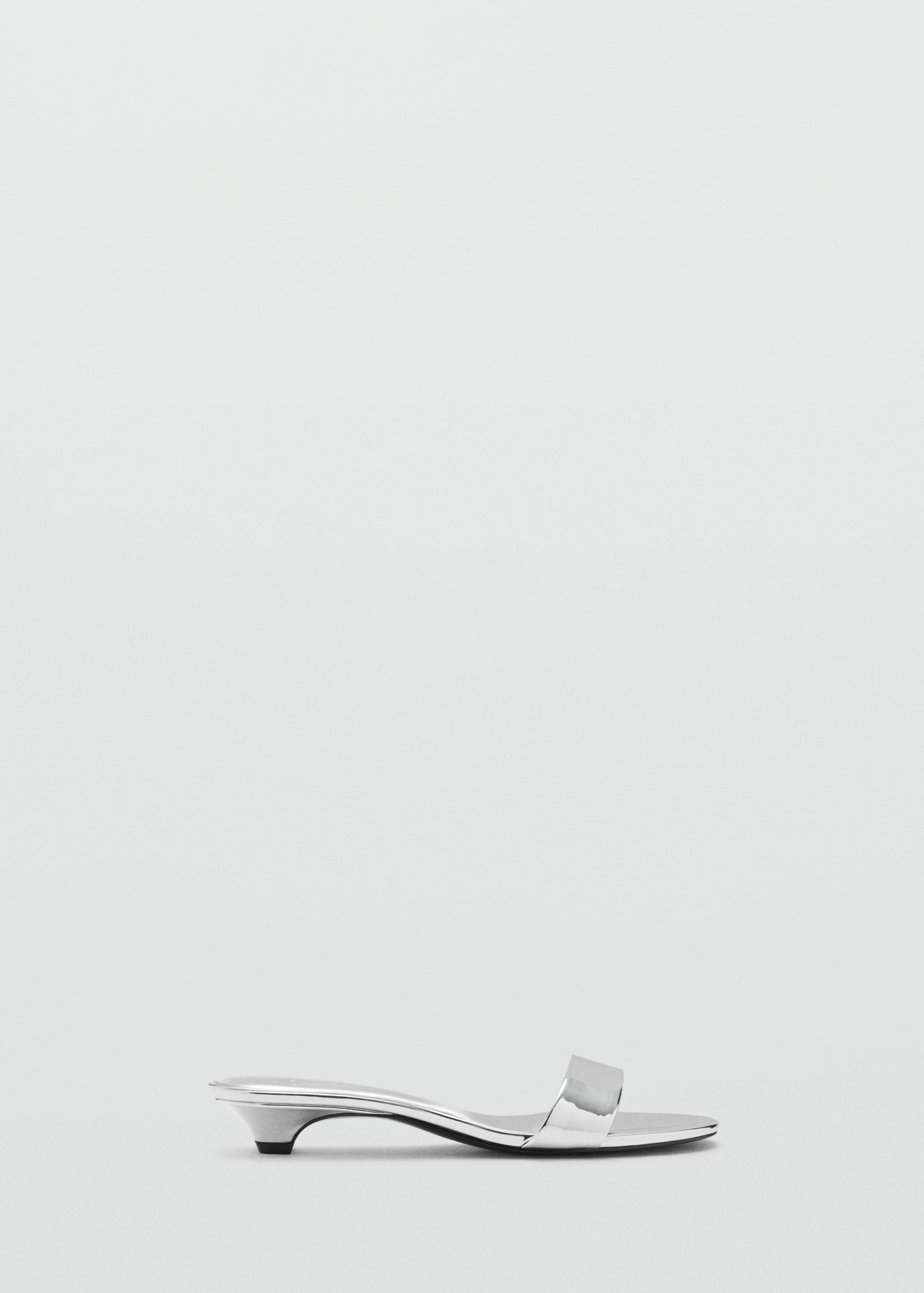 Sandalia tiras metalizada - Artículo sin modelo