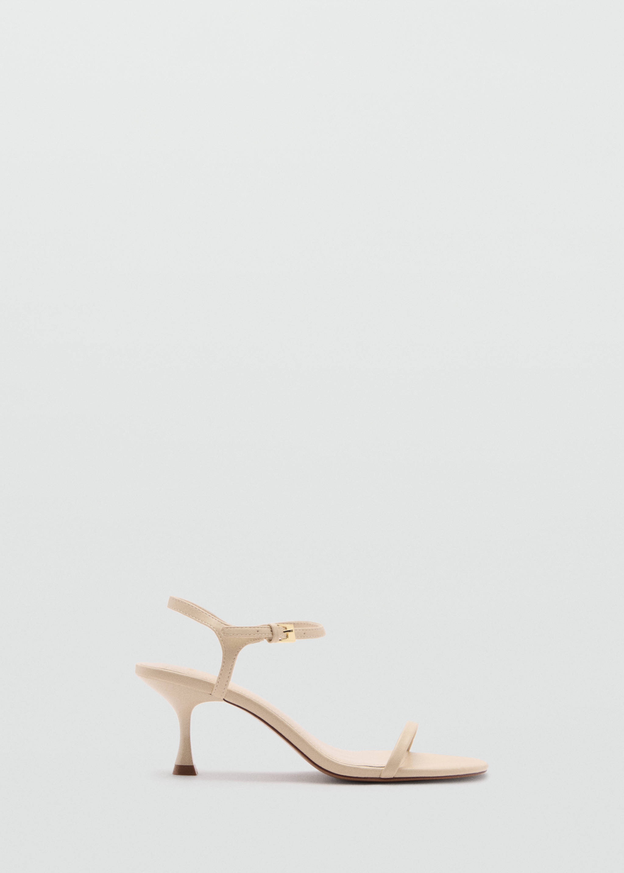 Kitten heel sandals with straps - Article without model