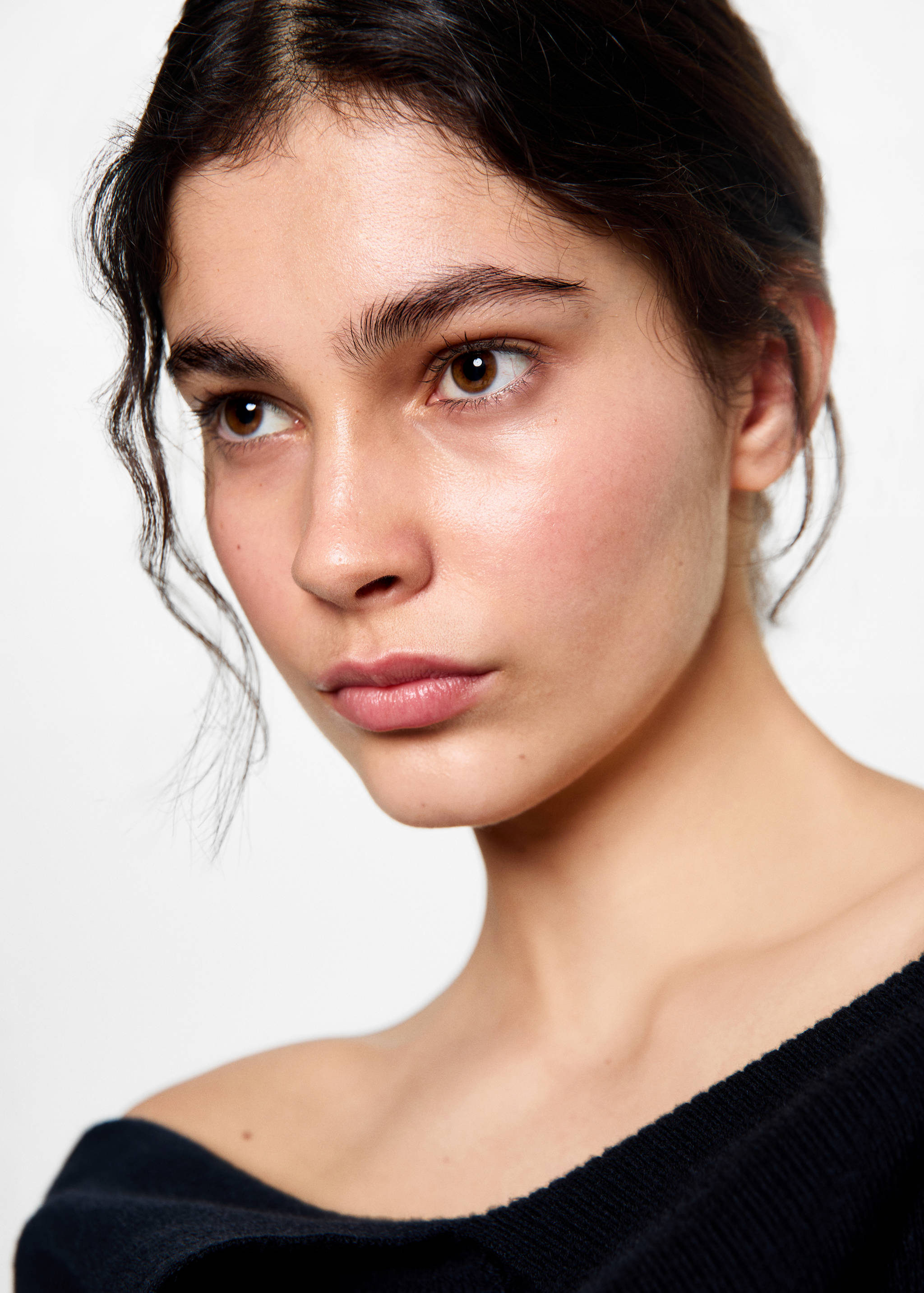 Camisola de malha com ombros descobertos - Pormenor do artigo 1