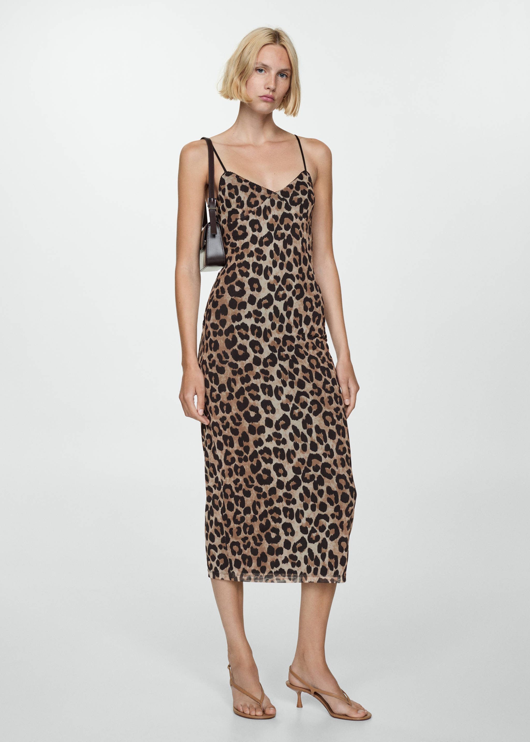Leopard midi dress - General plane