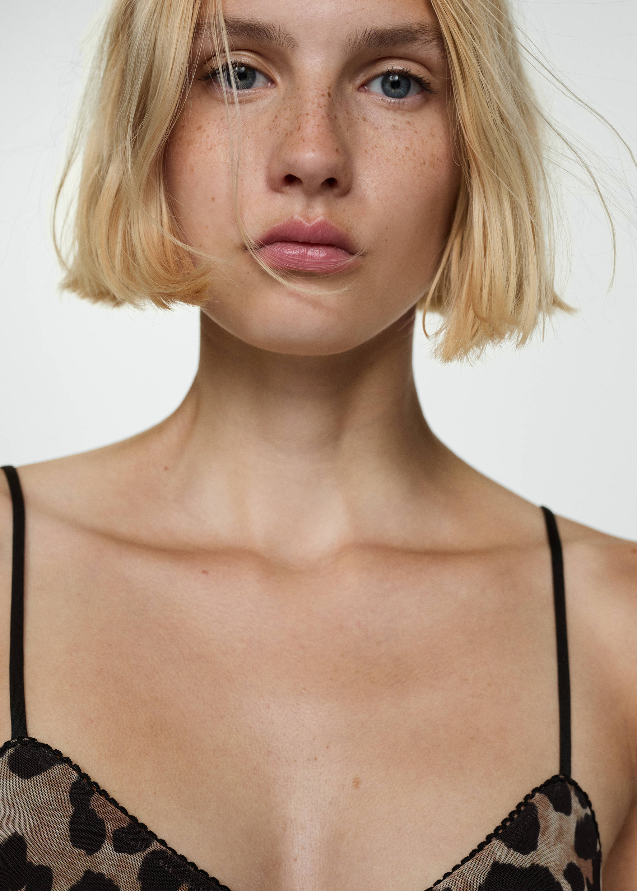 Leopard midi dress - Details of the article 1