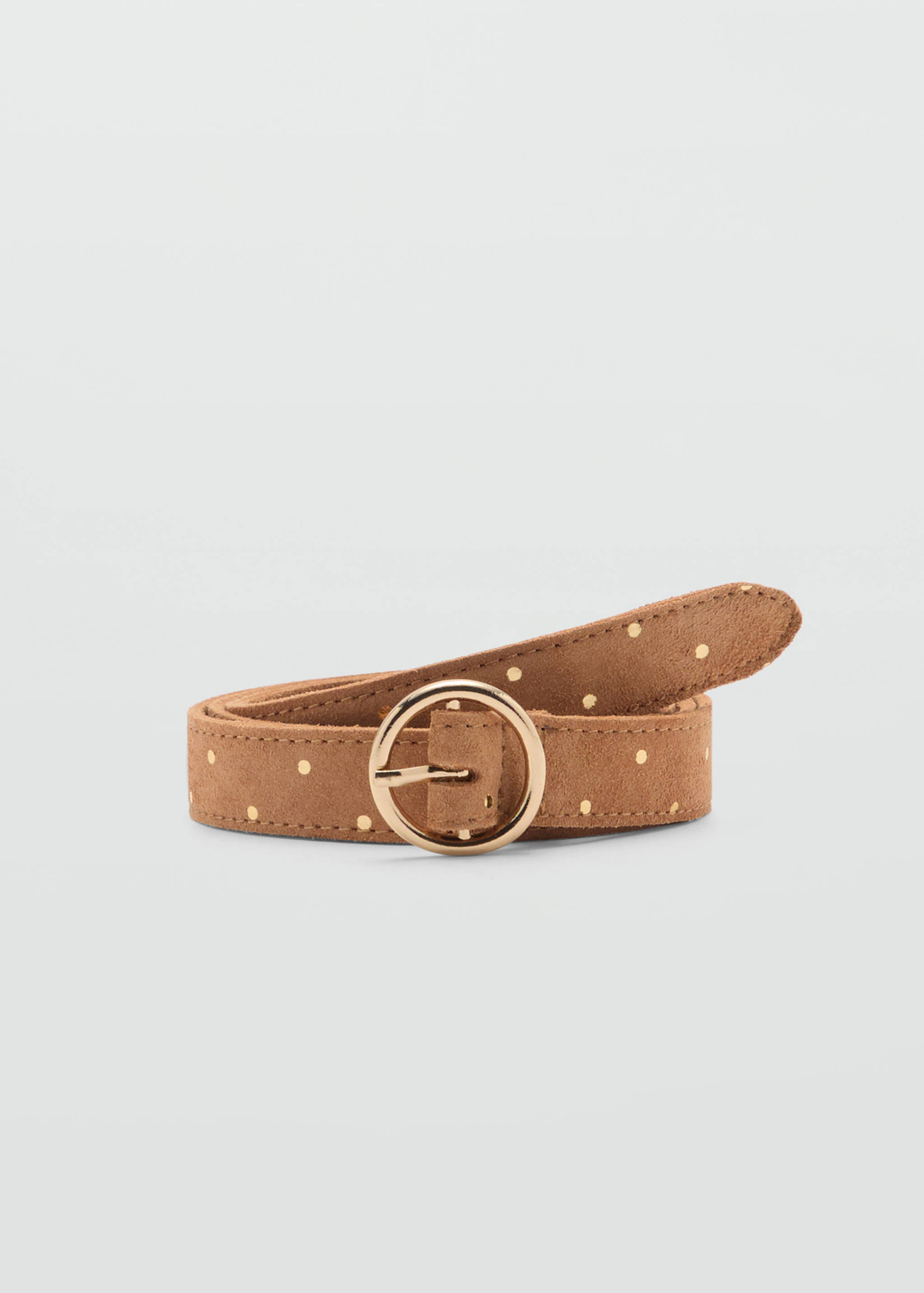 Polka-dot leather belt - Article without model