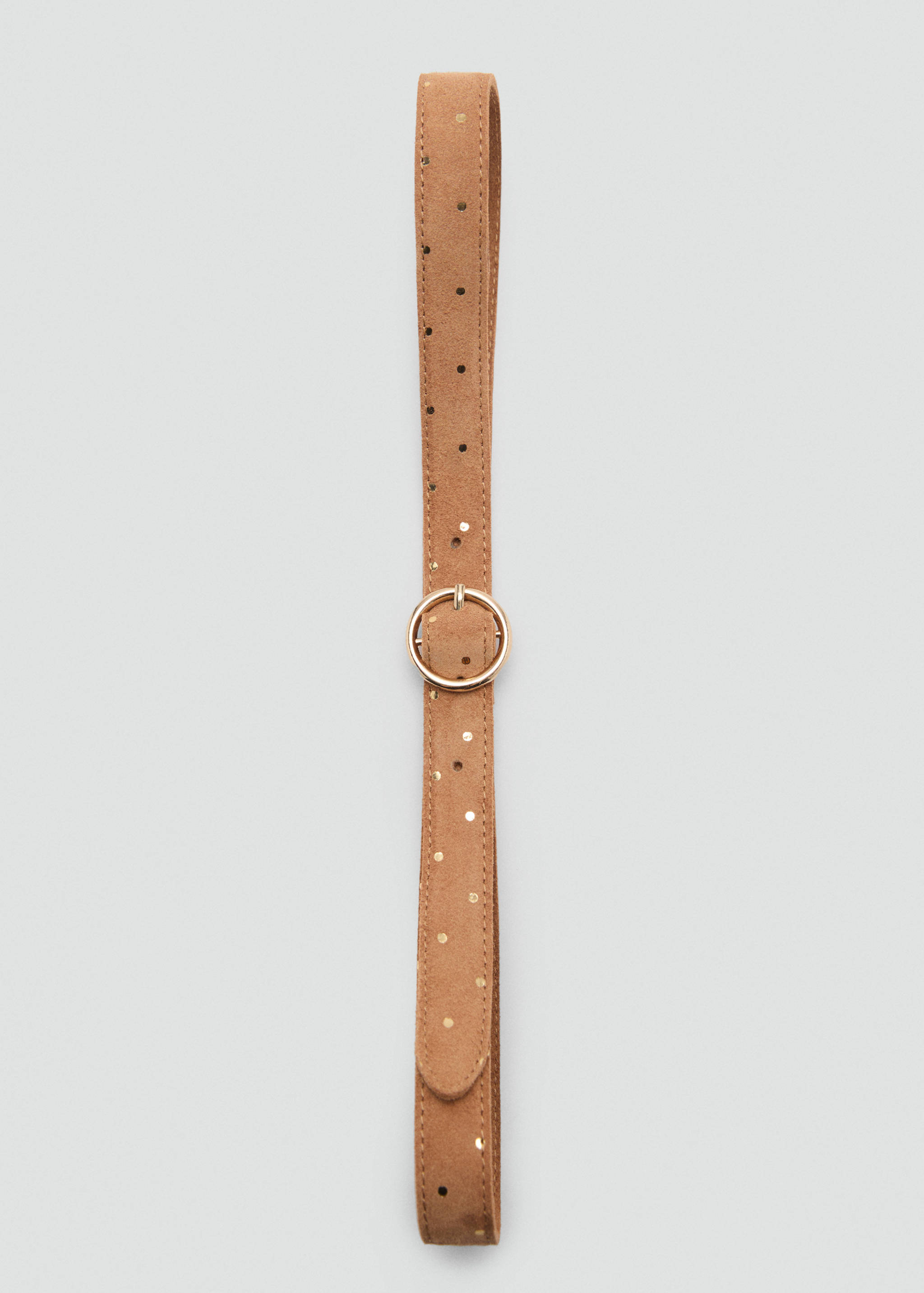 Polka-dot leather belt - Details of the article 1