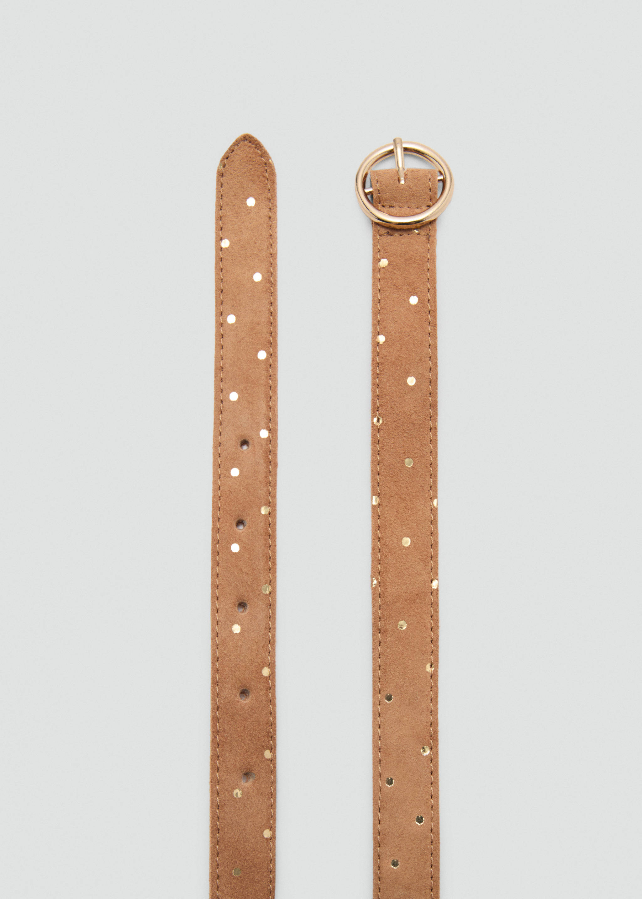 Polka-dot leather belt - Details of the article 2