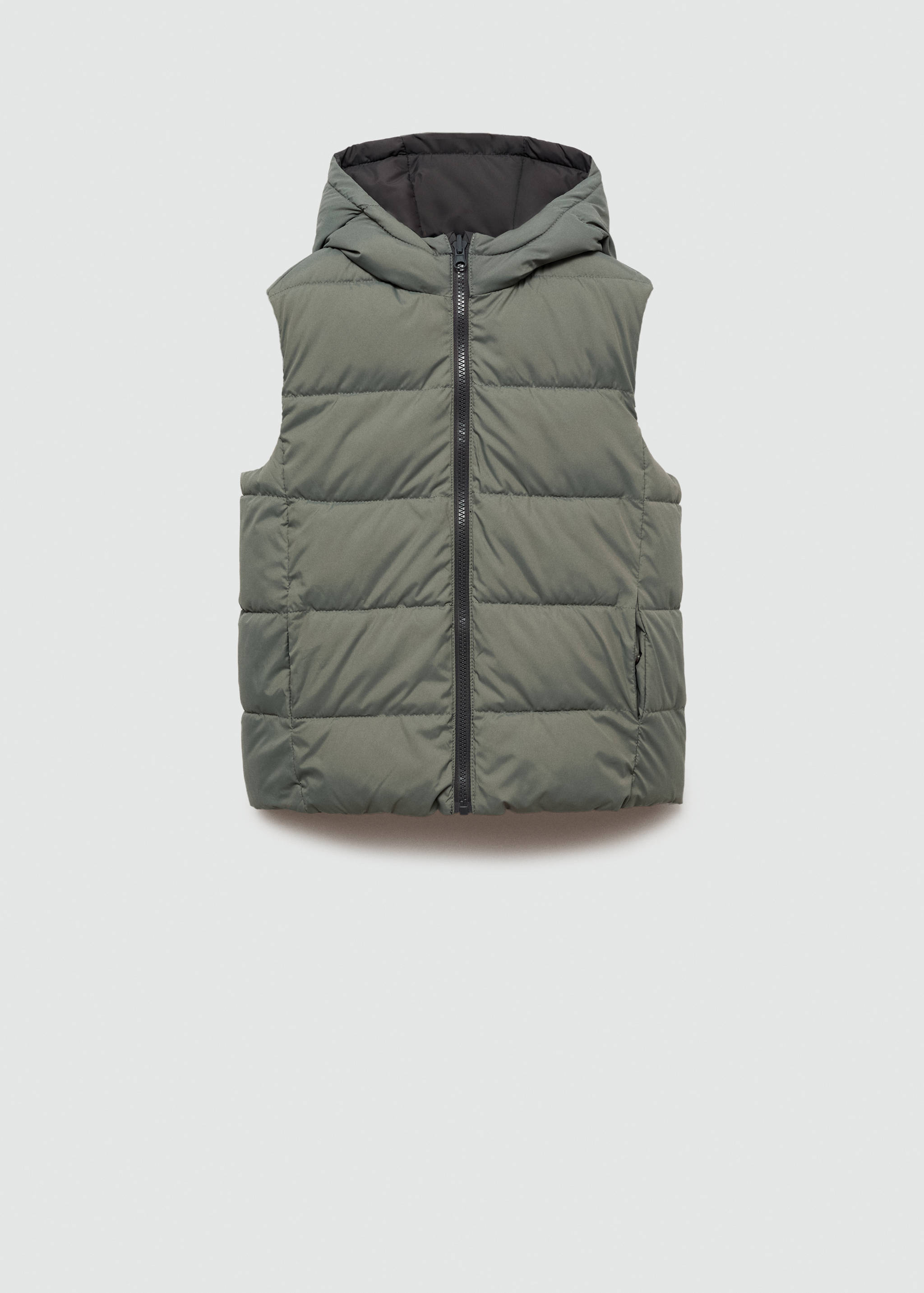 Quilted vest with hood - Details of the article 8