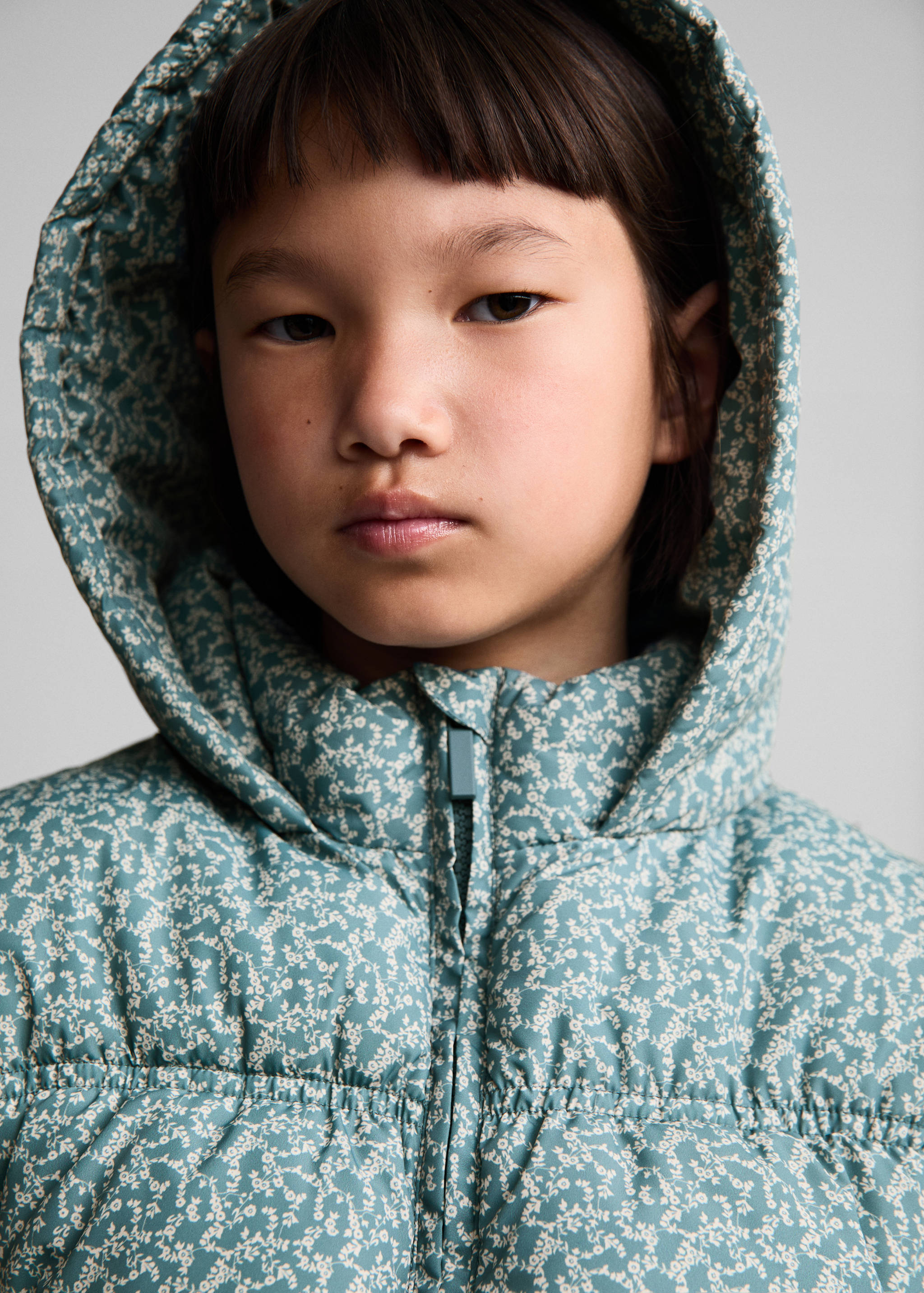 Printed quilted gilet - Details of the article 1