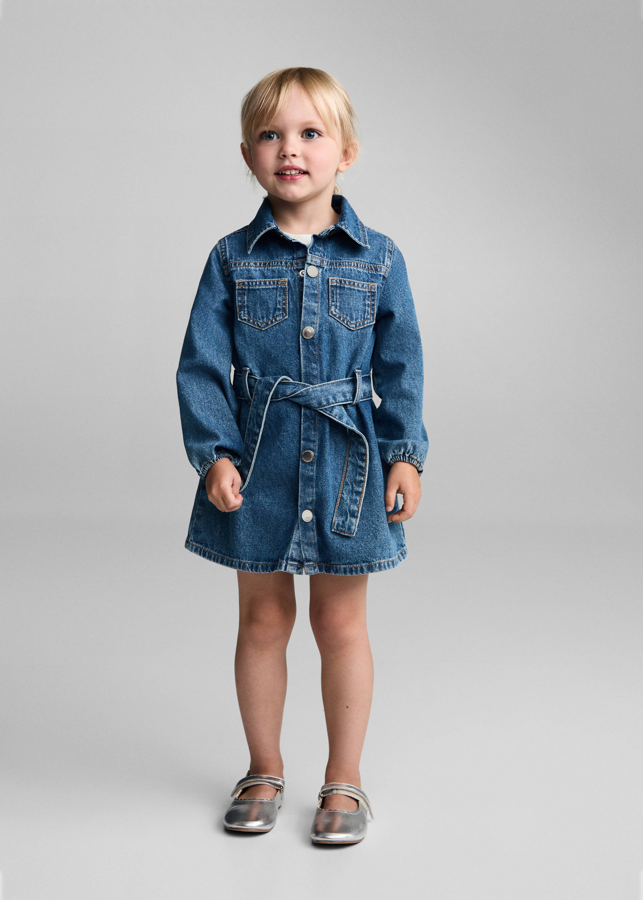 Denim shirt dress - General plane