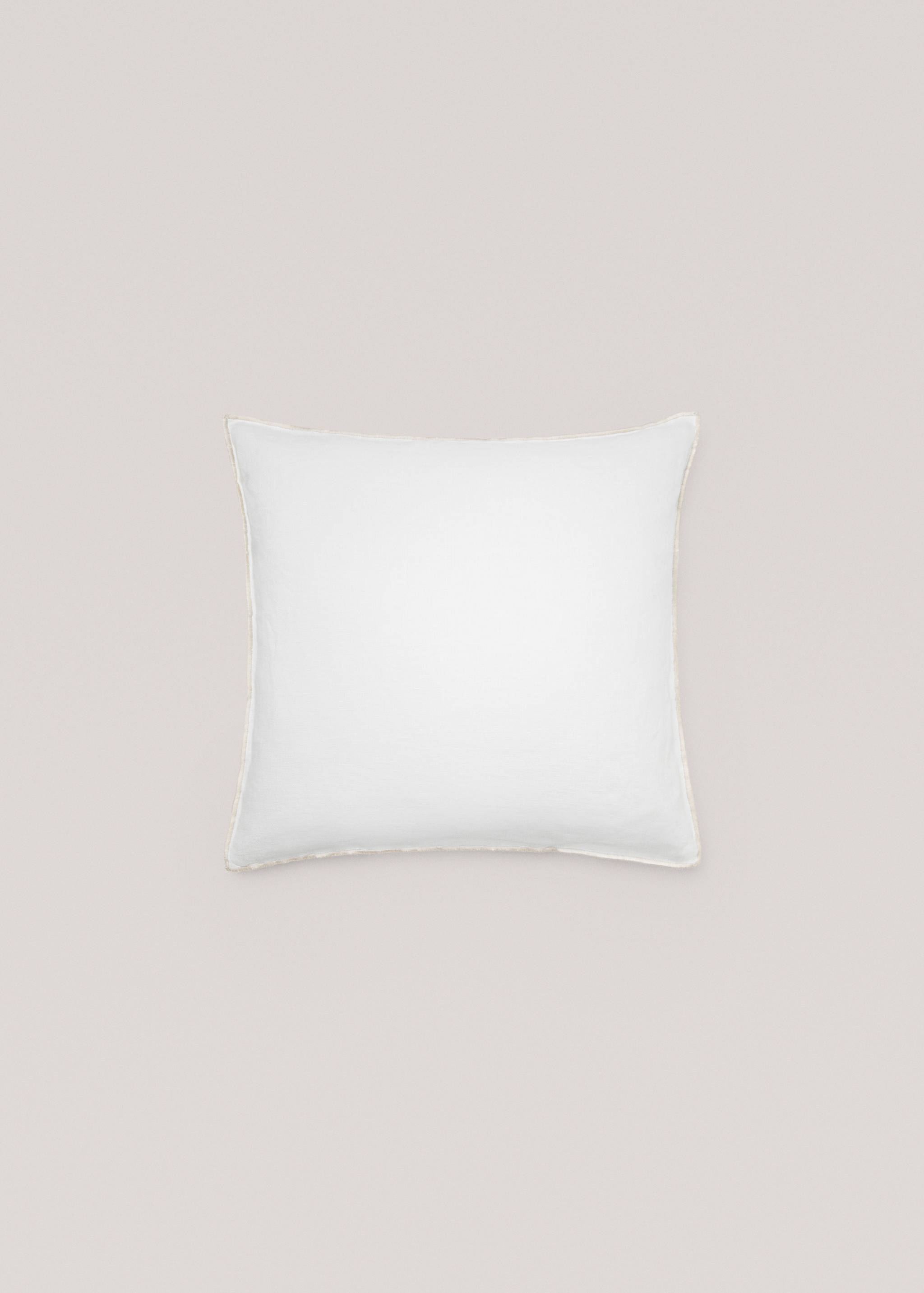 100% linen two-tone cushion cover 45x45cm - Article without model