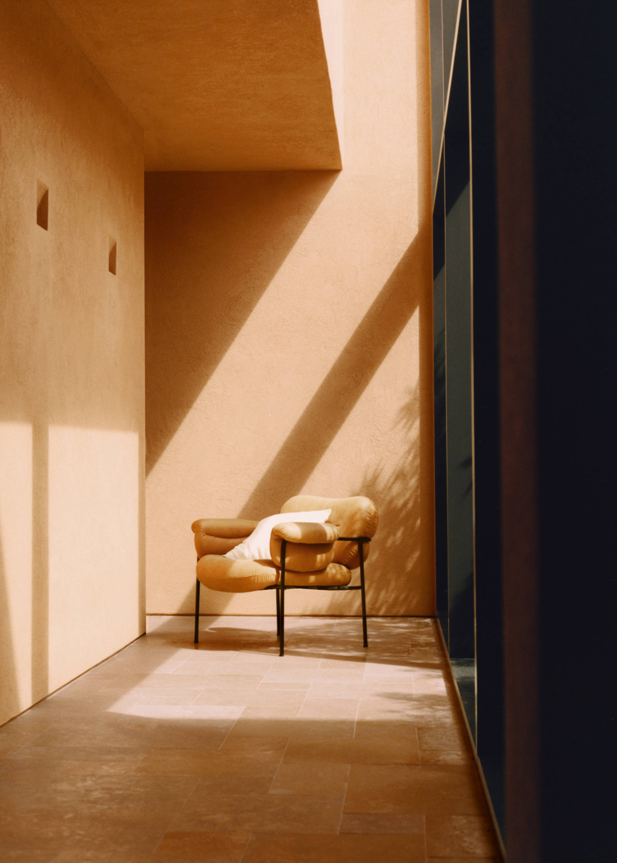 100% linen two-tone cushion cover 45x45cm - Details of the article 6