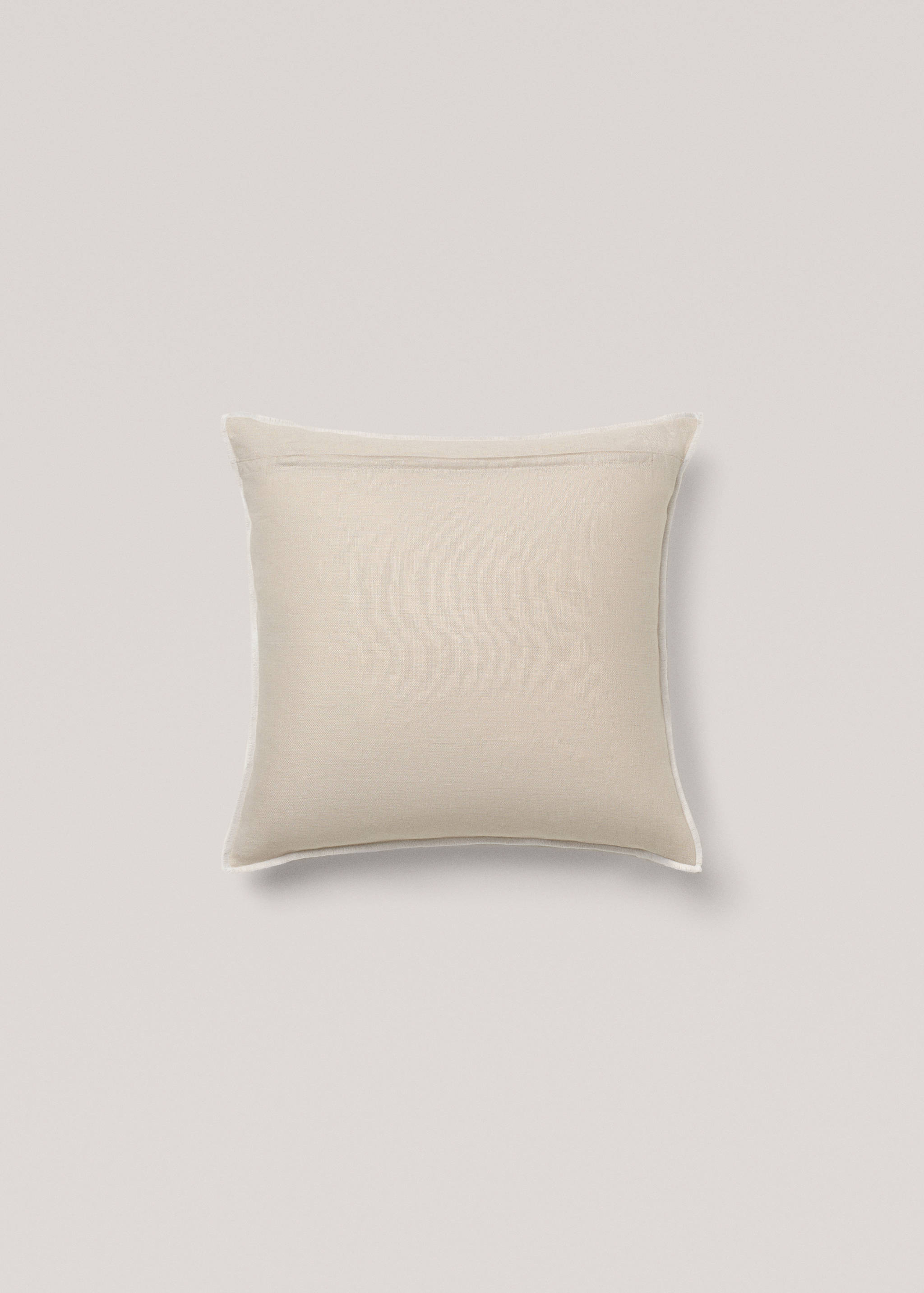 100% linen two-tone cushion cover 45x45cm - Details of the article 1