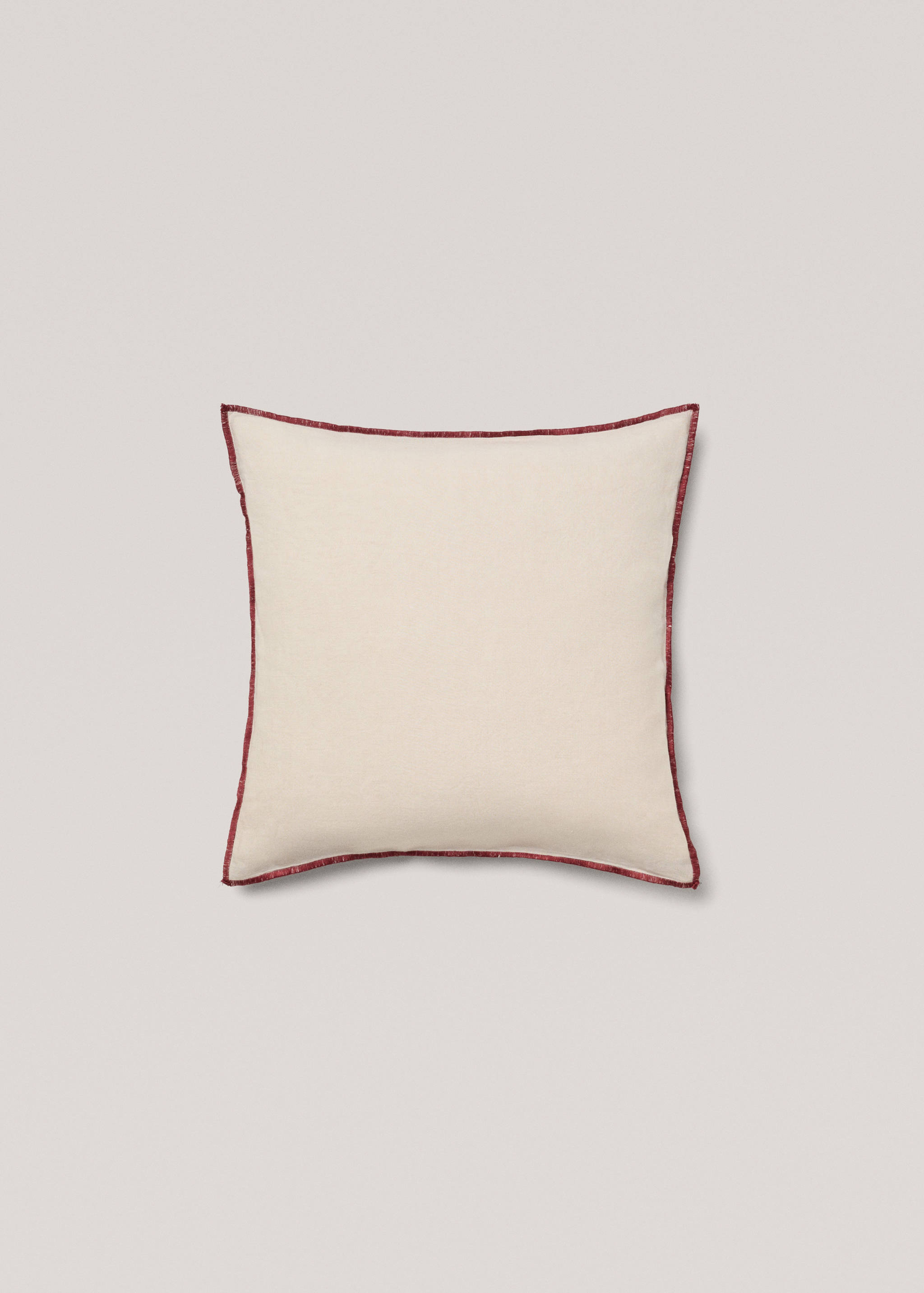 100% linen two-tone cushion cover 45x45cm - Article without model