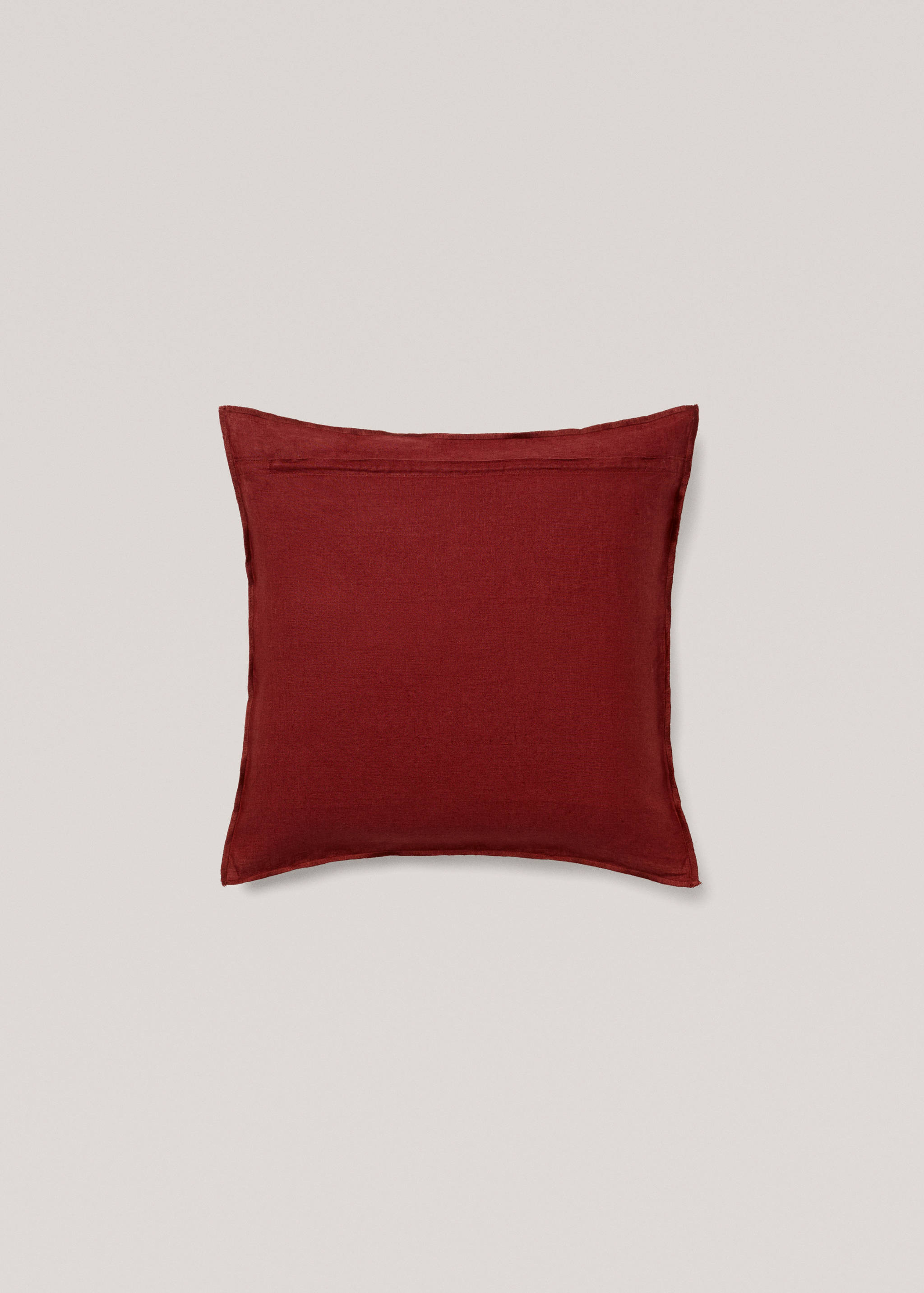 100% linen two-tone cushion cover 45x45cm - Details of the article 1