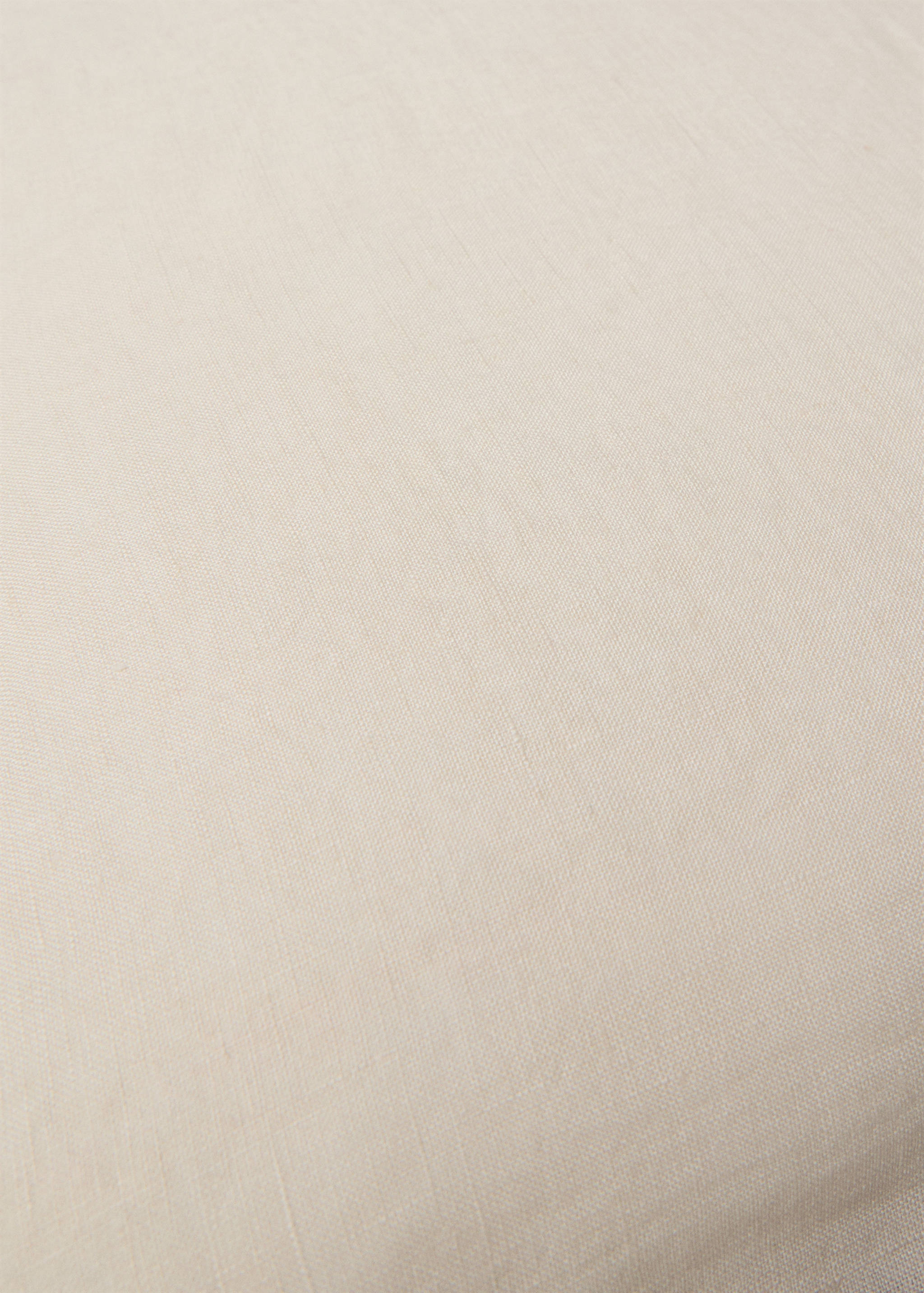 100% linen two-tone cushion cover 45x45cm - Details of the article 3