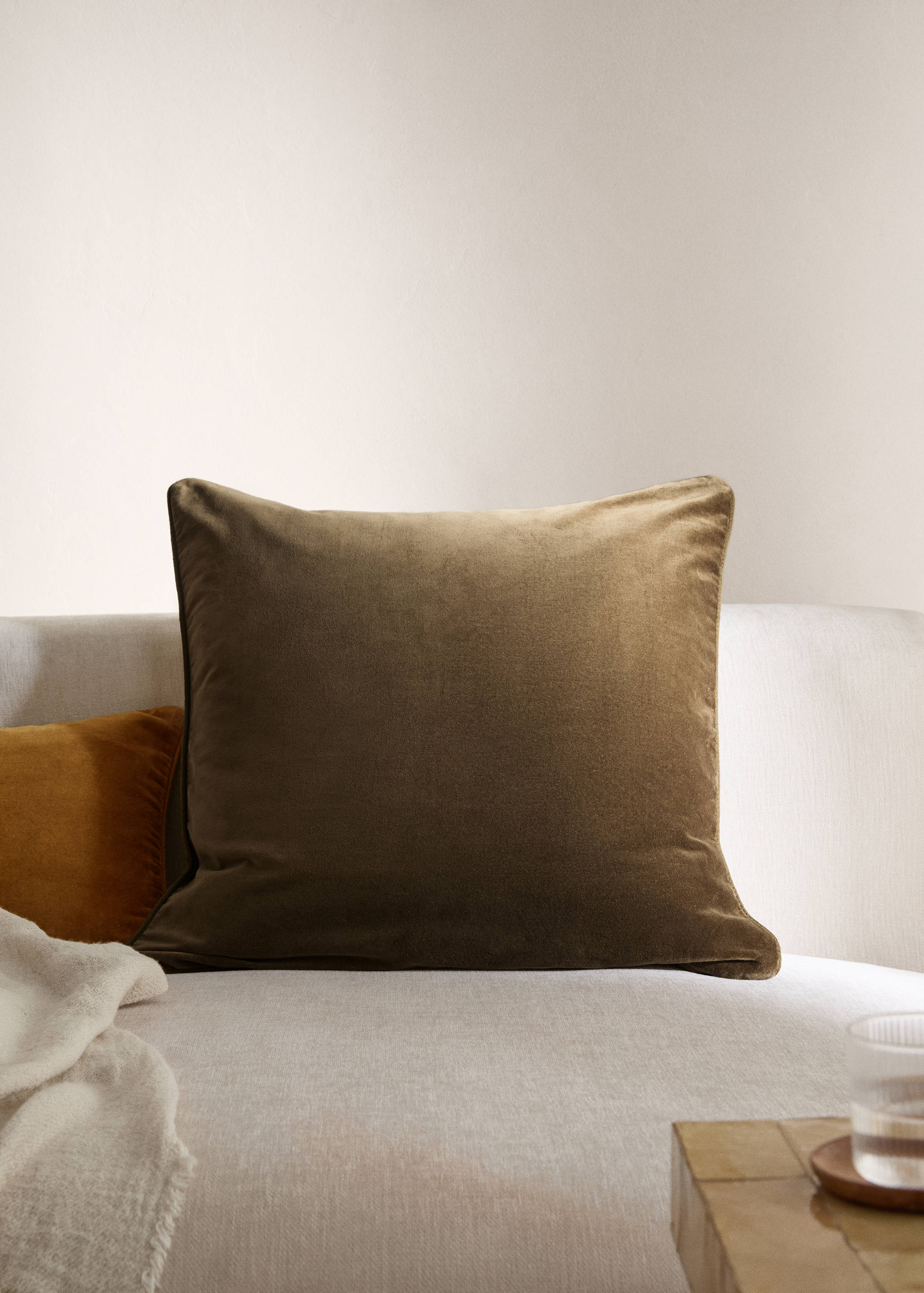 Housse de coussin velours 60x60 cm - Plan général