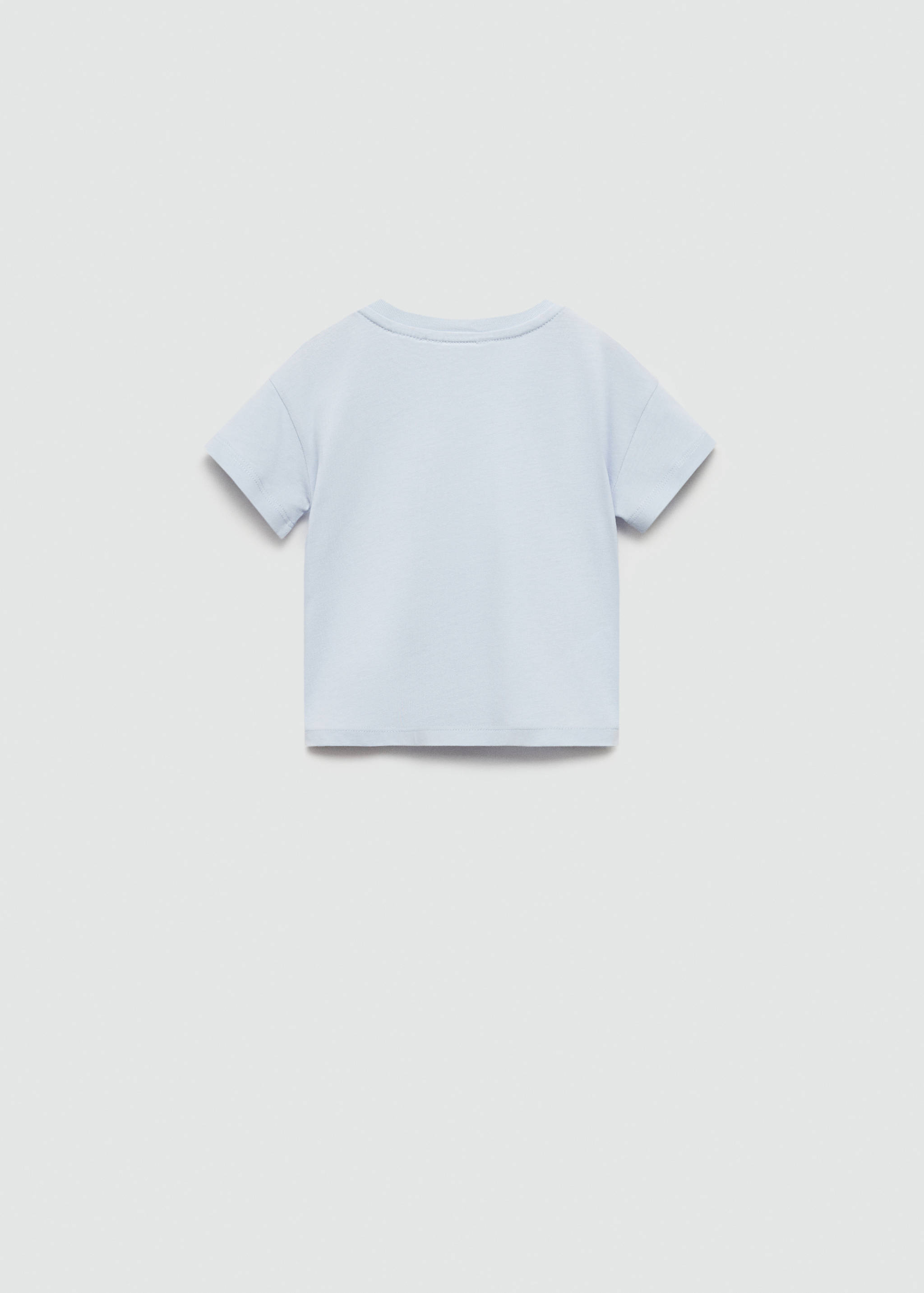 Printed cotton-blend T-shirt - Reverse of the article