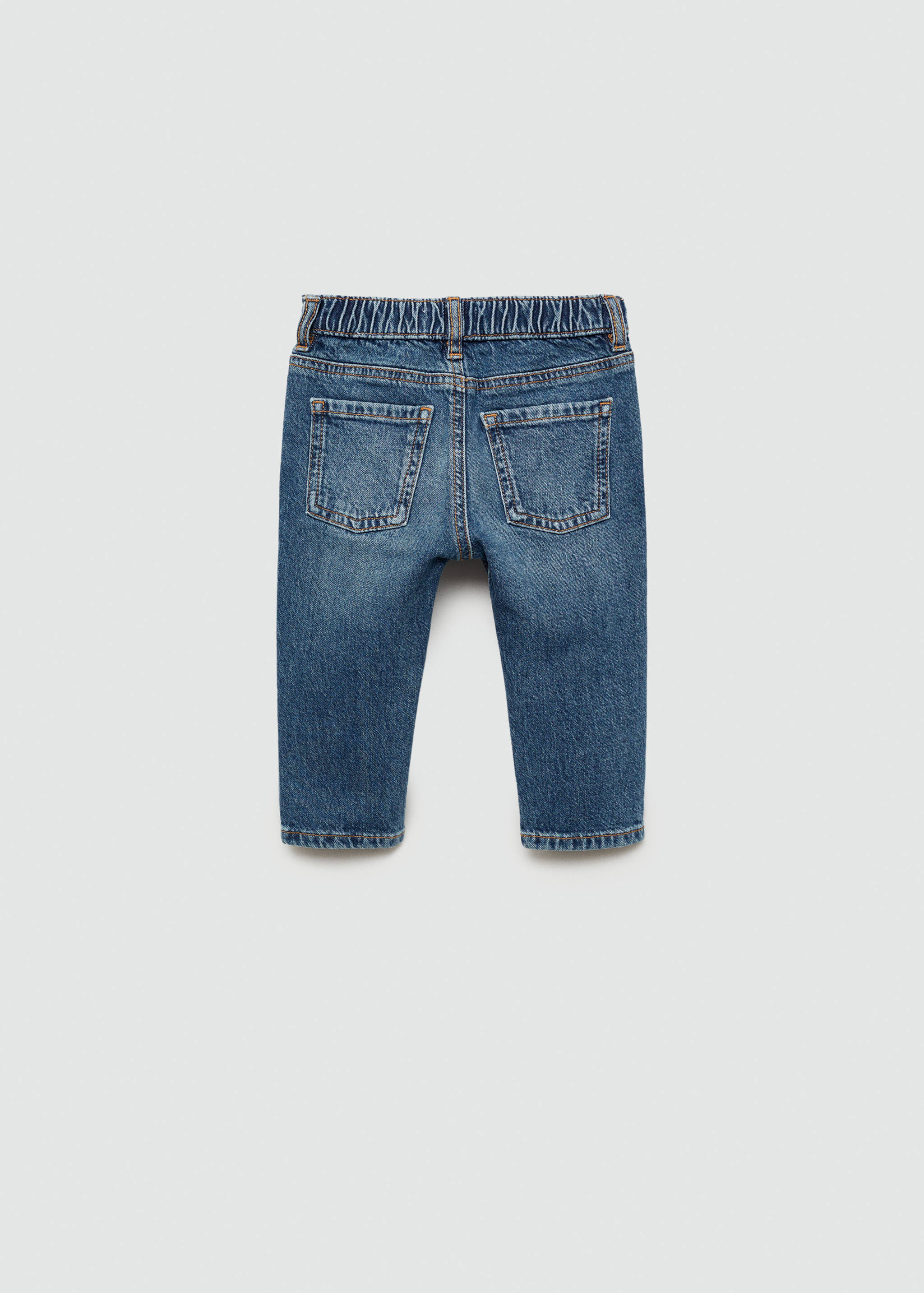 Drawstring waist jeans - Reverse of the article