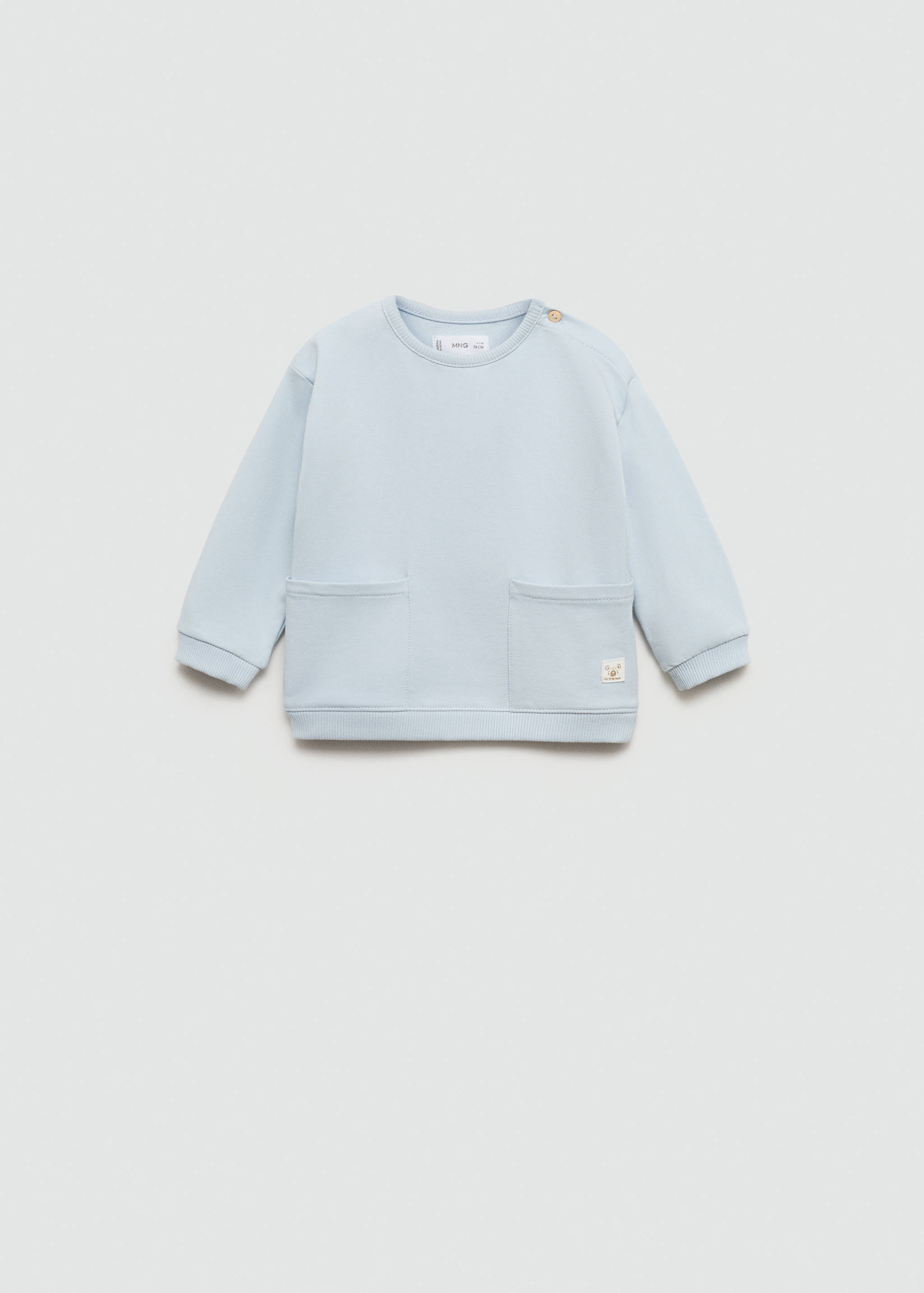 Sudadera algodón bolsillos - Artículo sin modelo