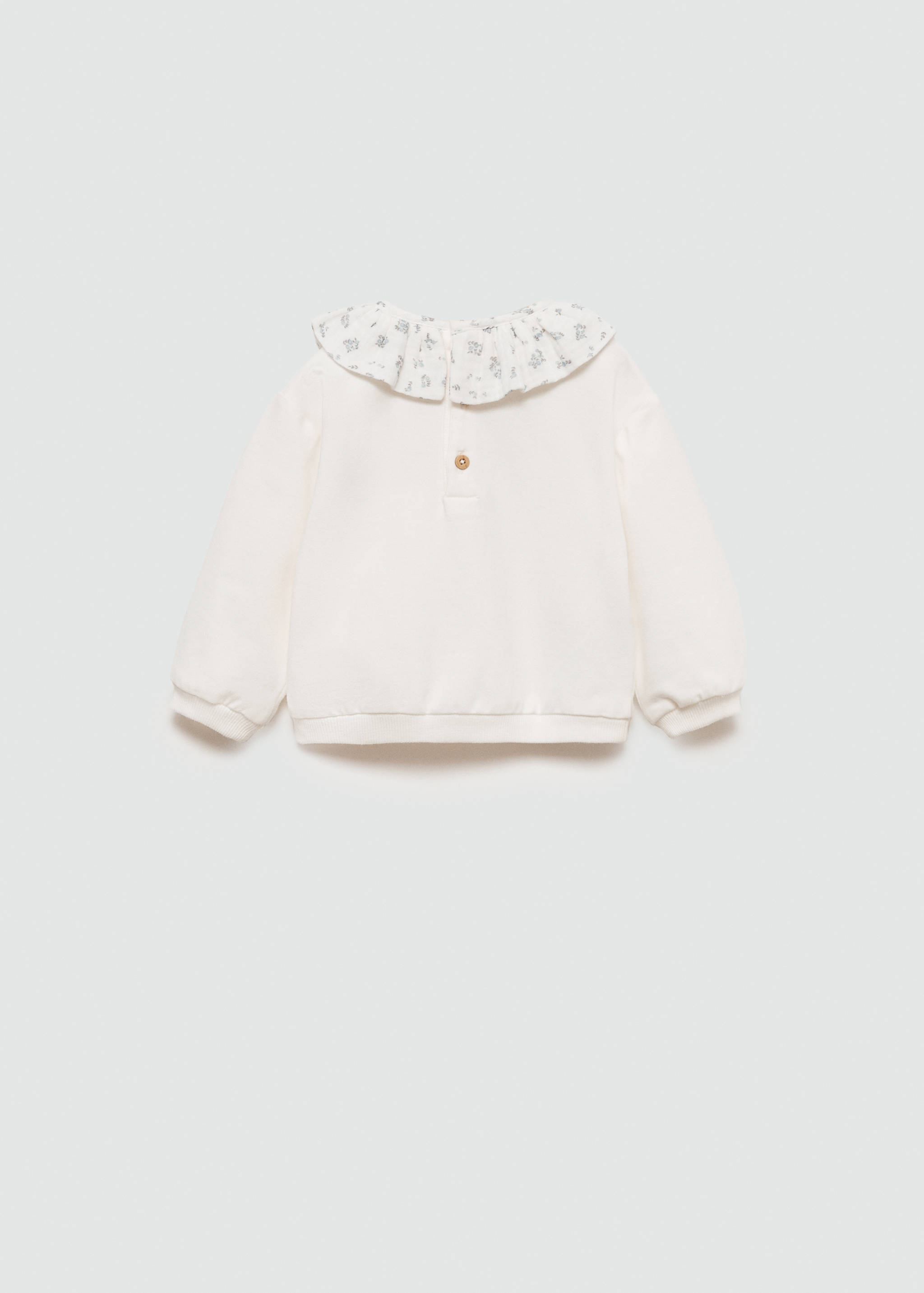 Sweatshirt mit Babydollkragen - Rückseite des Artikels