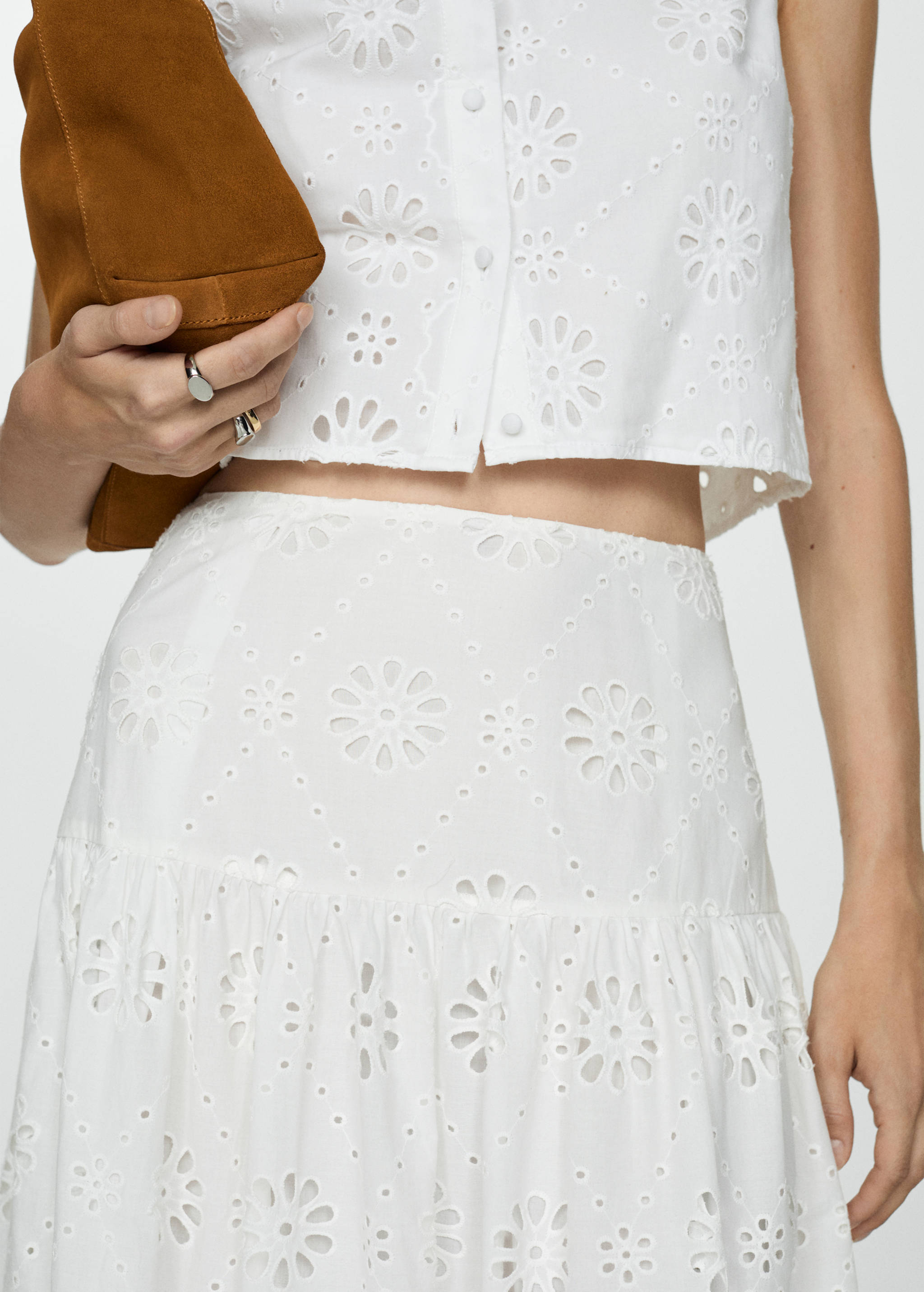 Faldilla cotó brodat suís - Detall de l'article 1