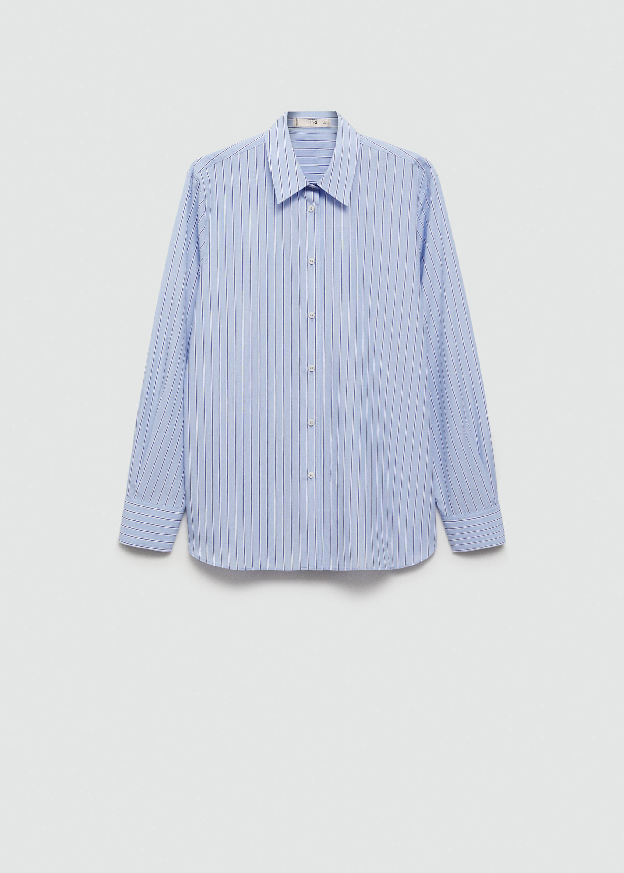 Regular cotton lyocell-blend shirt - Article without model