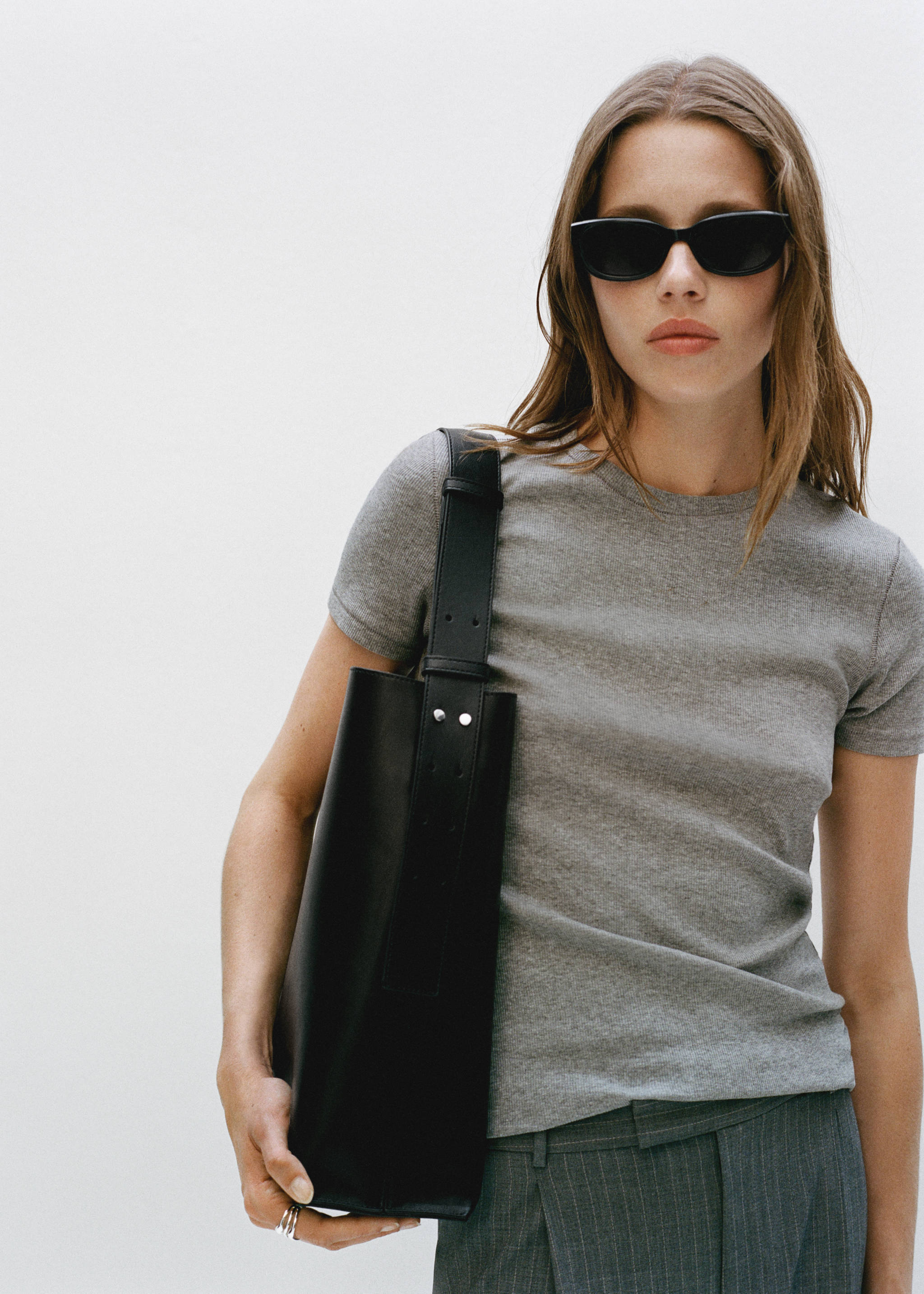 Short handle shopper bag - General plane