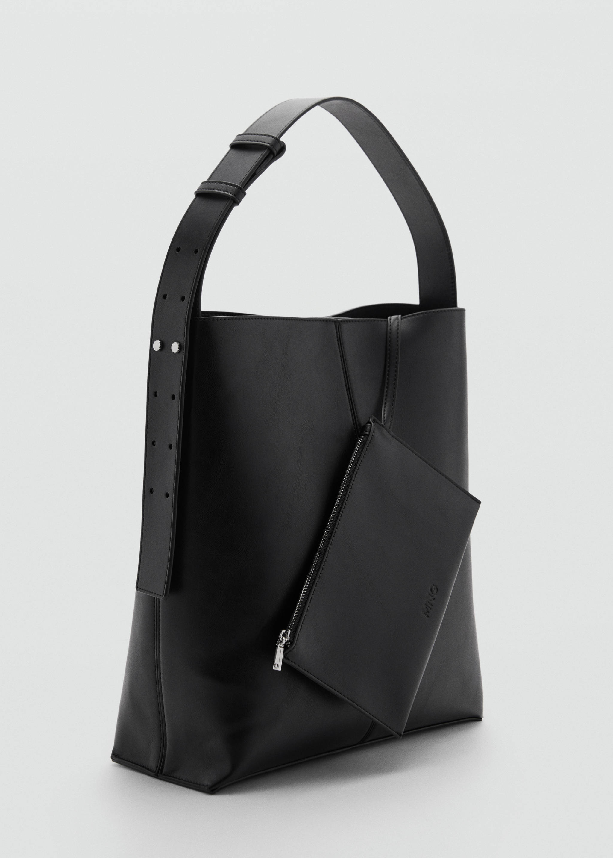 Short handle shopper bag - Medium plane