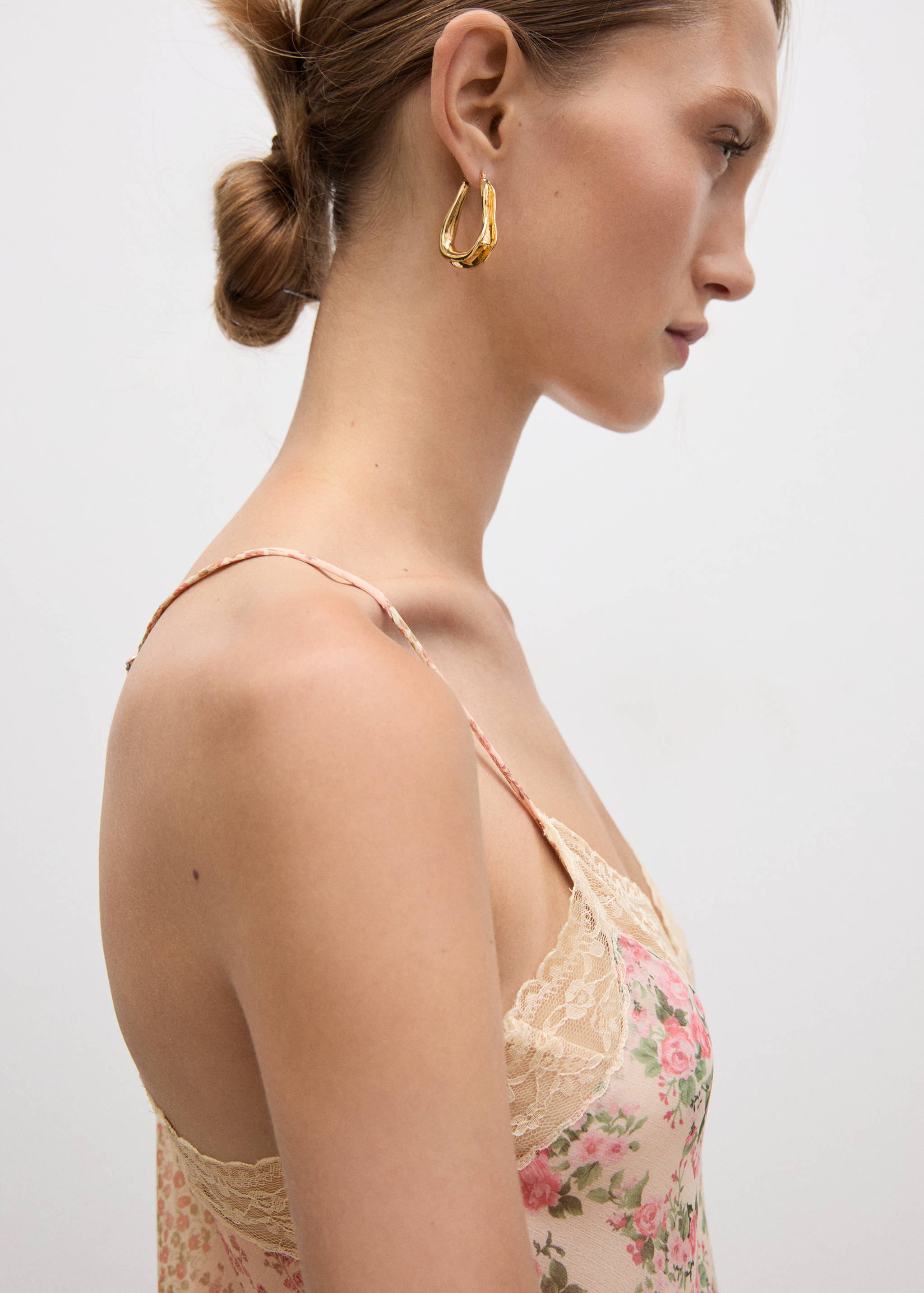 Top estampado renda - Pormenor do artigo 1