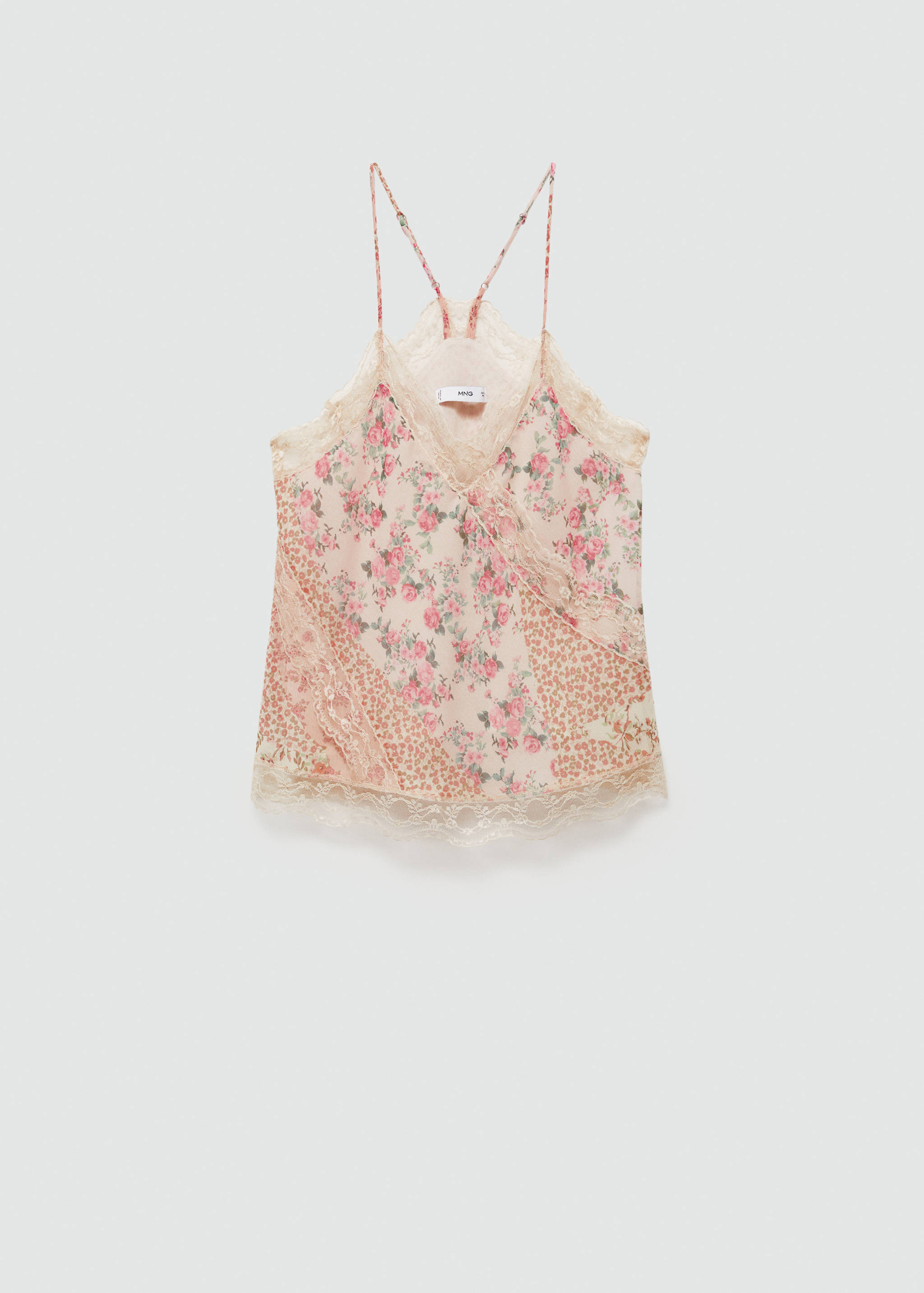 Top estampado renda - Artigo sem modelo