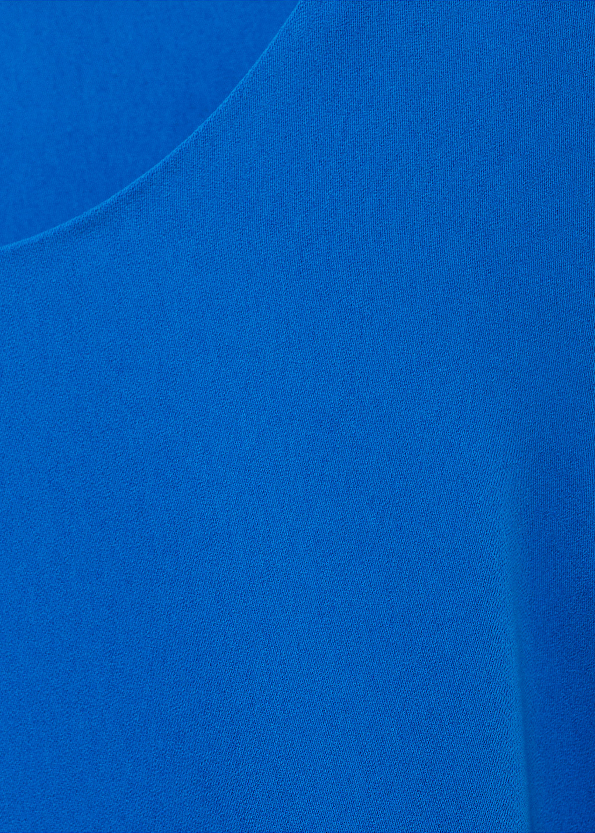 Midi-dress with draped detail - Details of the article 0, Blue. Ref: 77024032-00.