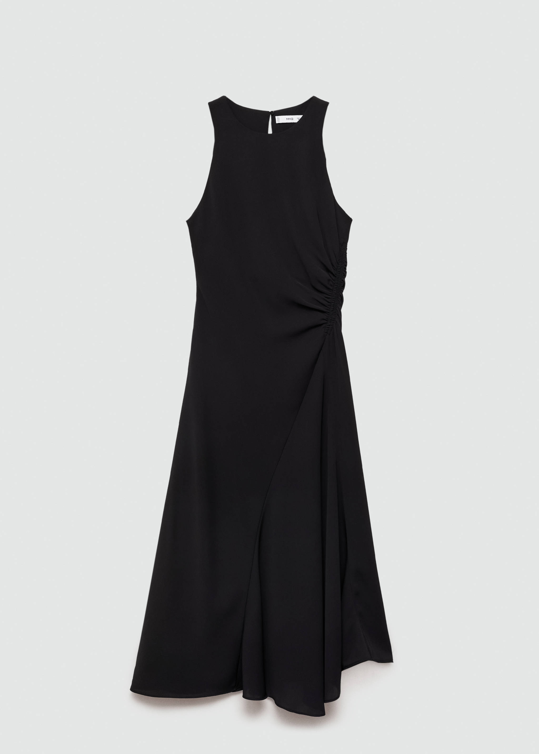 Rochie midi cu detaliu drapat - Articol fără model
