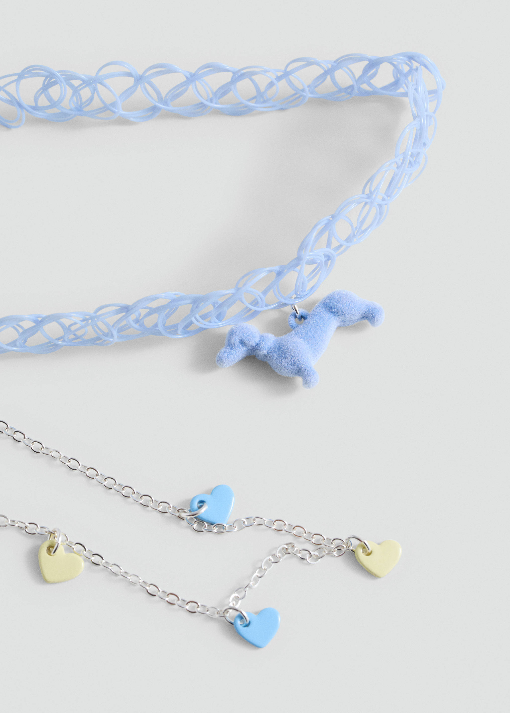 2er-Pack Herzketten - Mittlere Ansicht