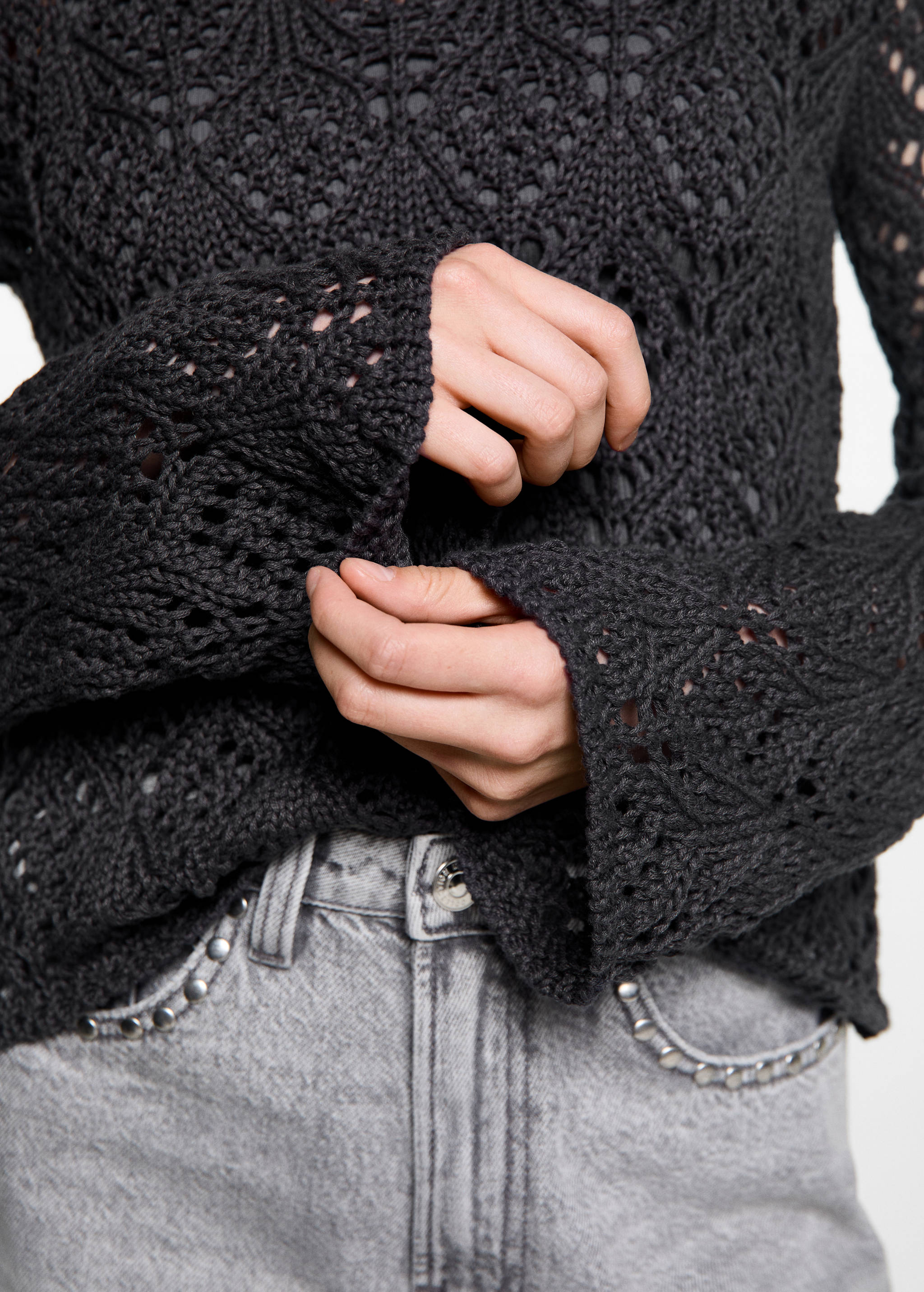 Pull en maille ajourée - Détail de l'article 6
