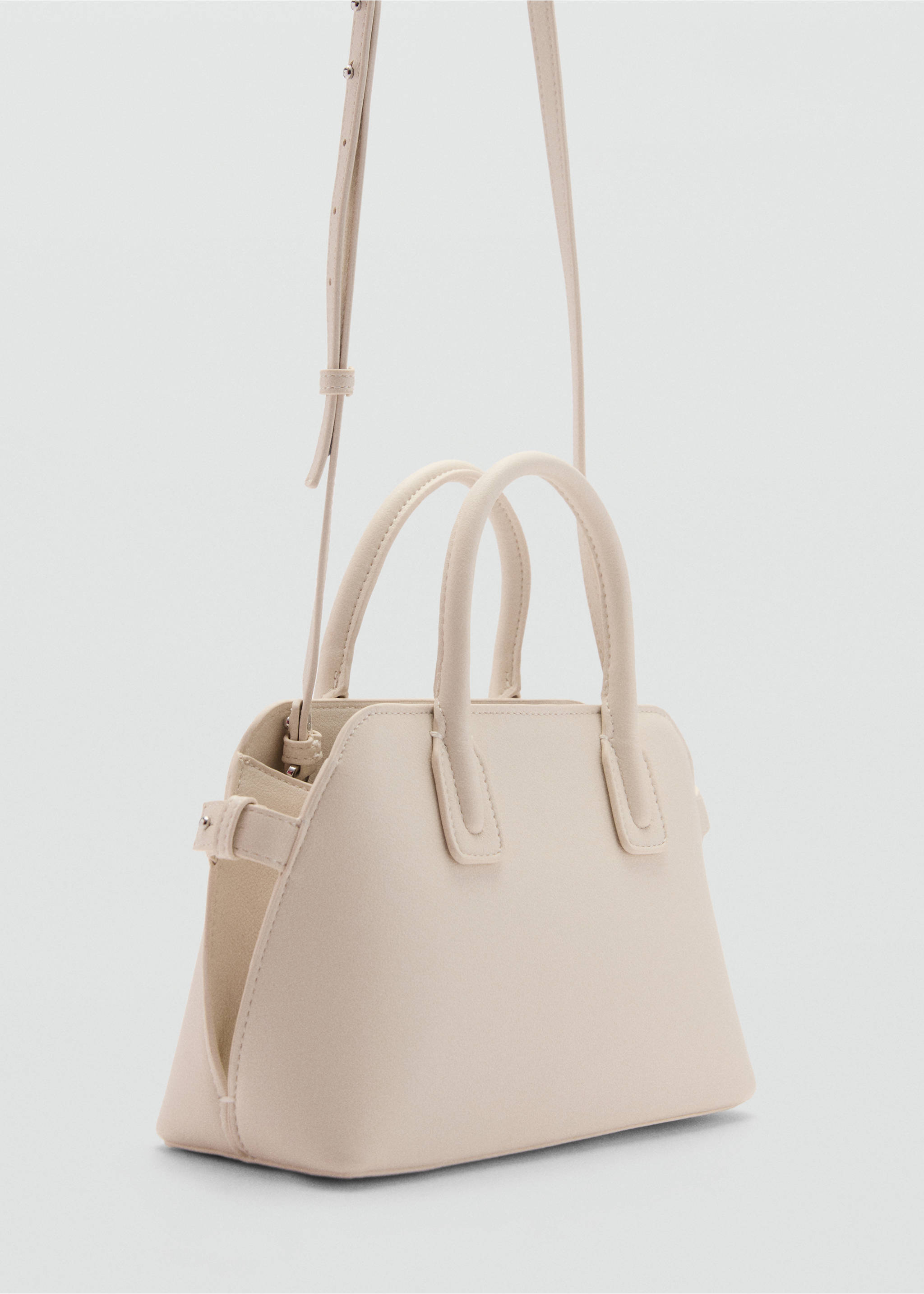 Double-handle bowling bag - Medium plane, Off White. Ref: 77024045-00.