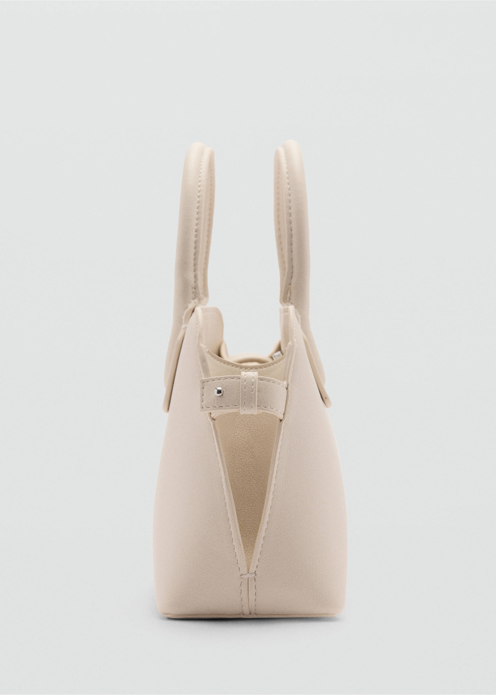 Double-handle bowling bag - Details of the article 1, Off White. Ref: 77024045-00.
