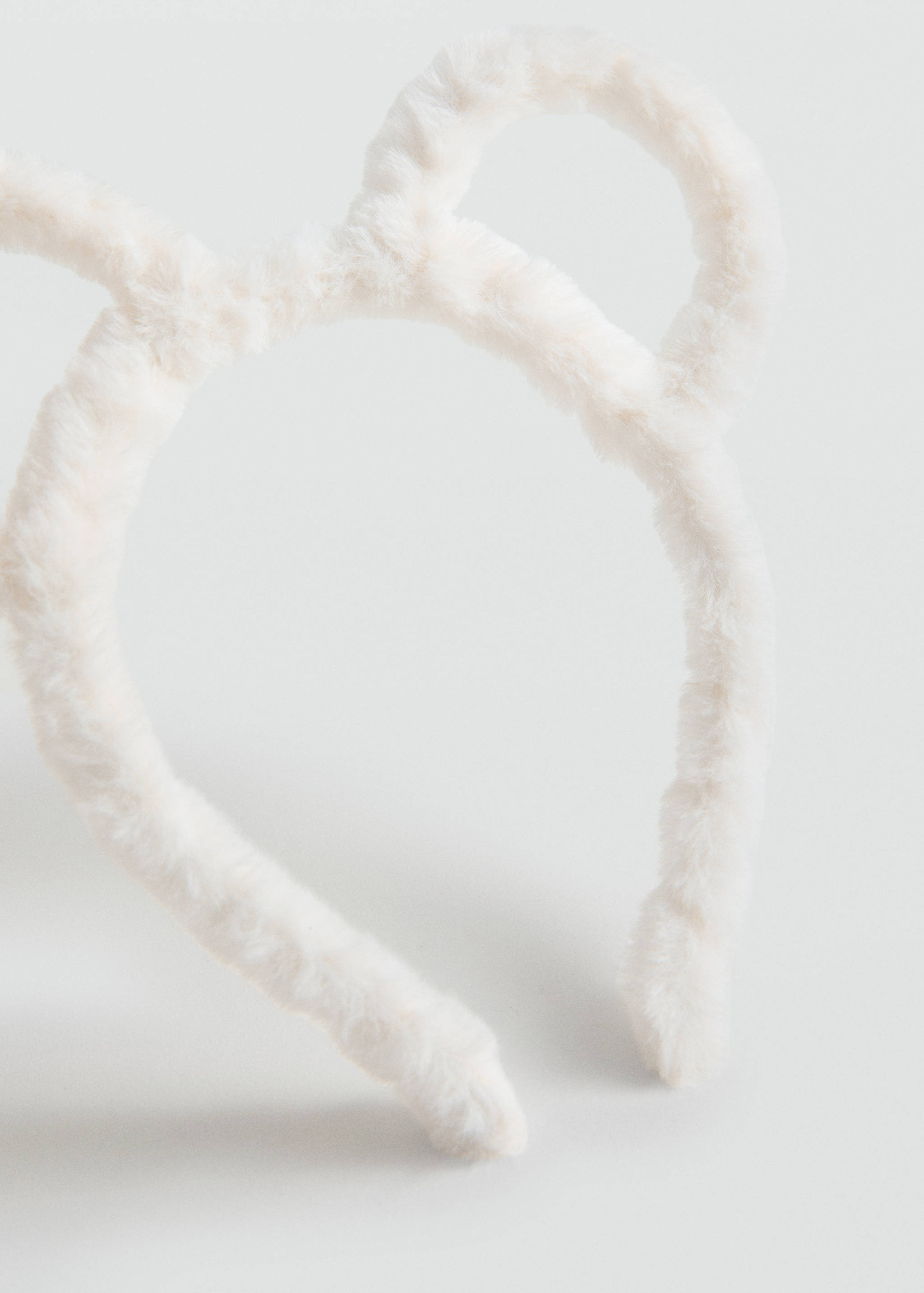 Fur-effect hairband with ears - Medium plane
