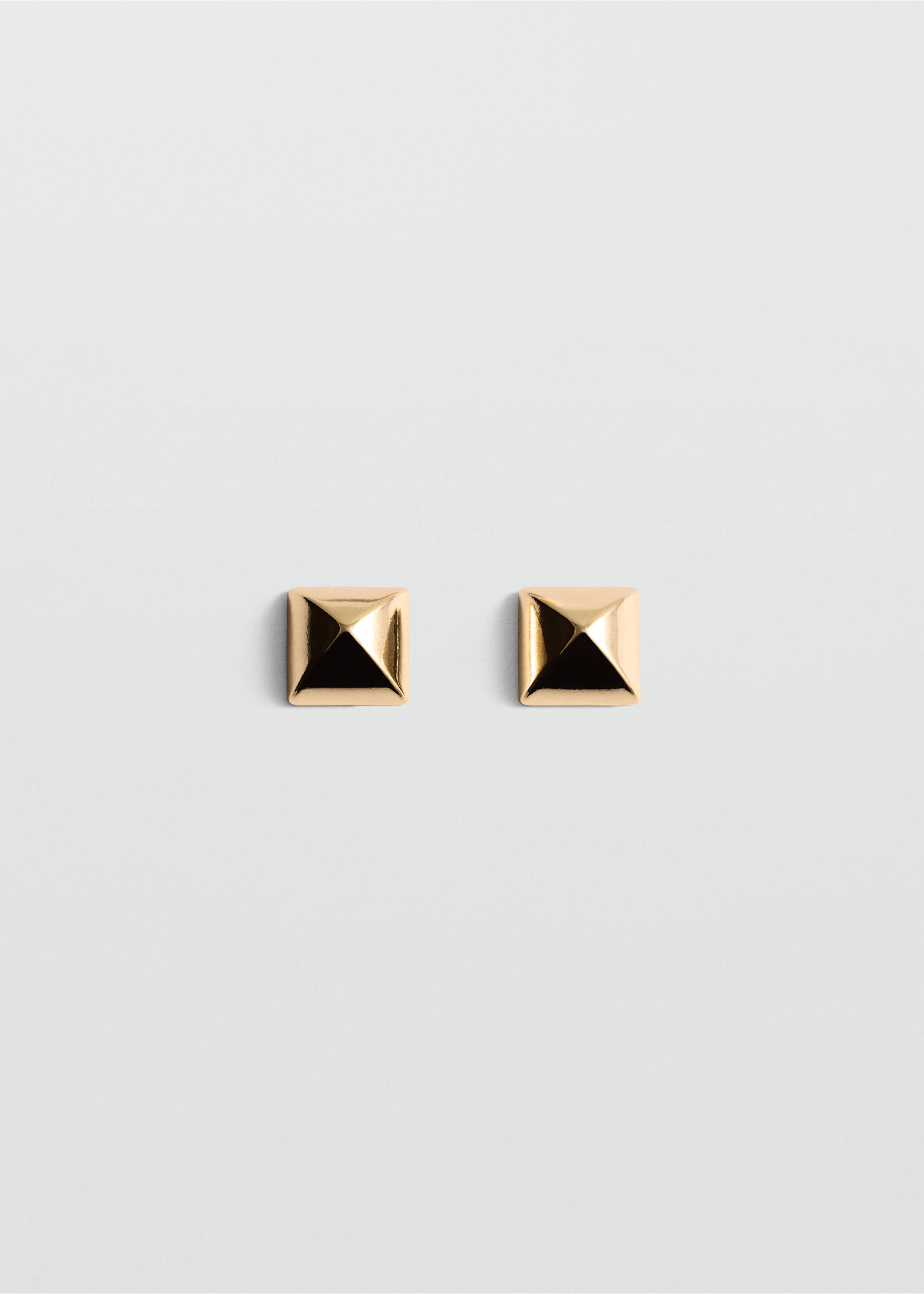 Pendientes geométricos - Artículo sin modelo, Oro. Ref: 77024053-00.