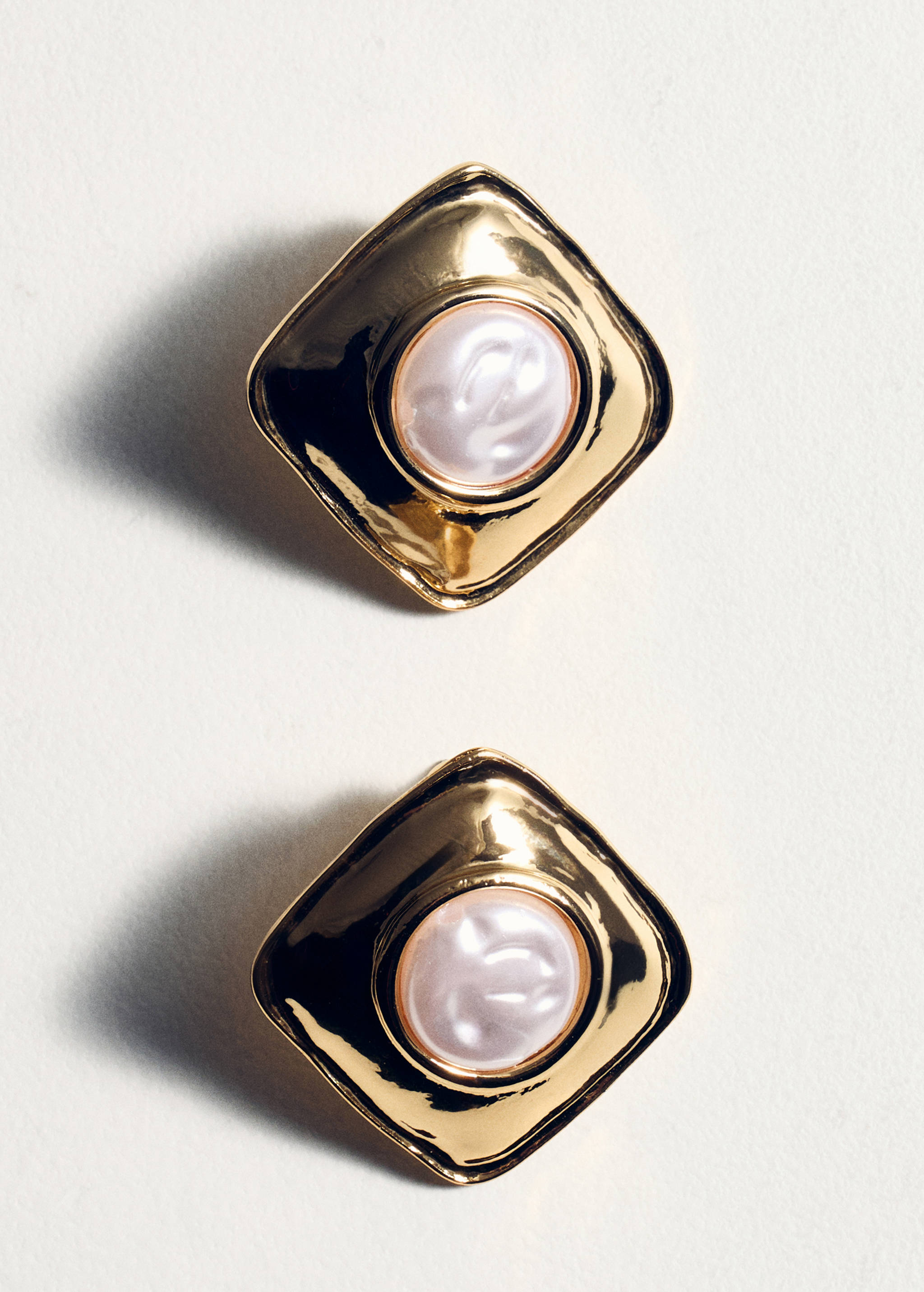 Boucles d’oreilles carrées perle - Détail de l'article 5