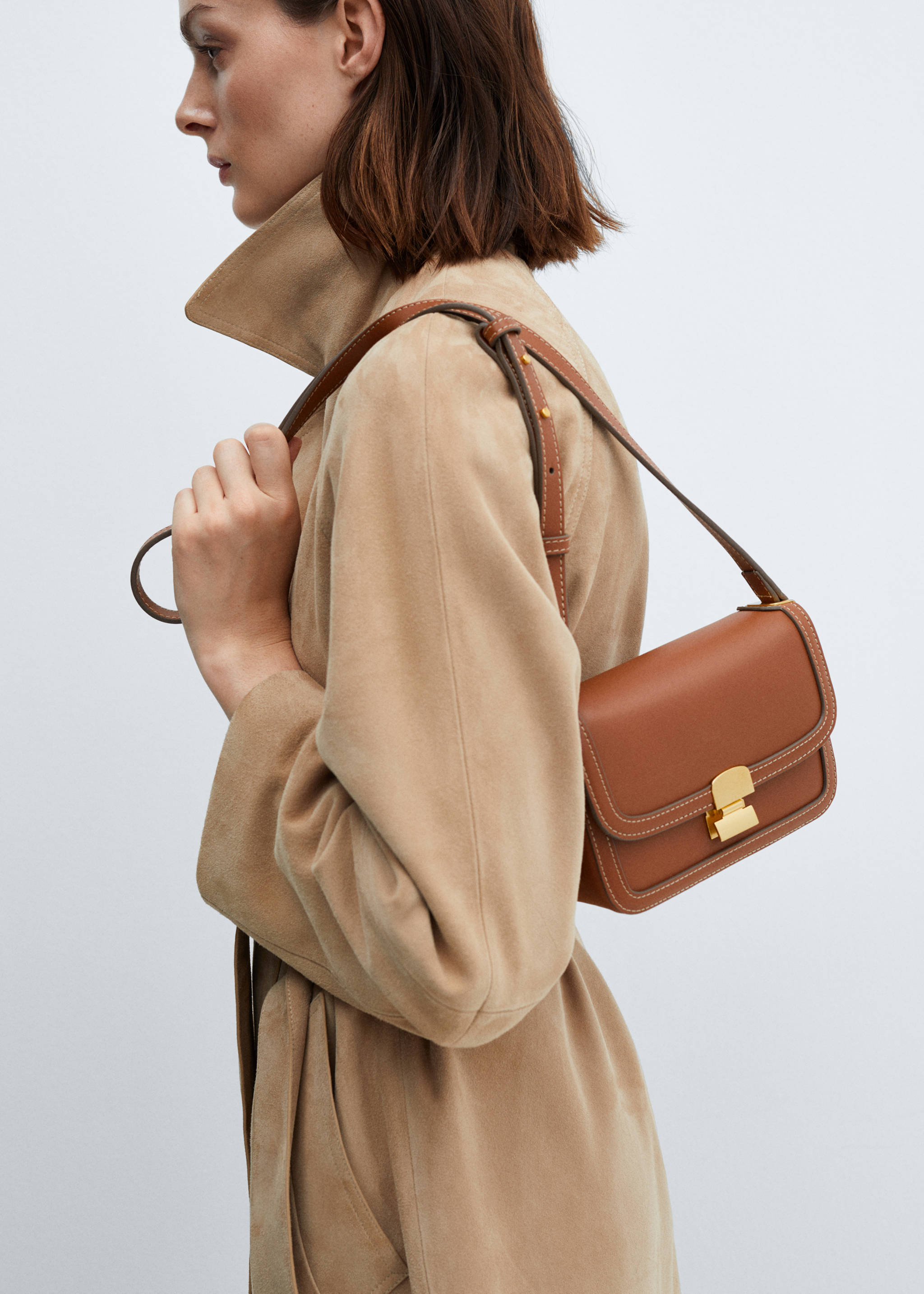 Crossbody bag with flap - General plane