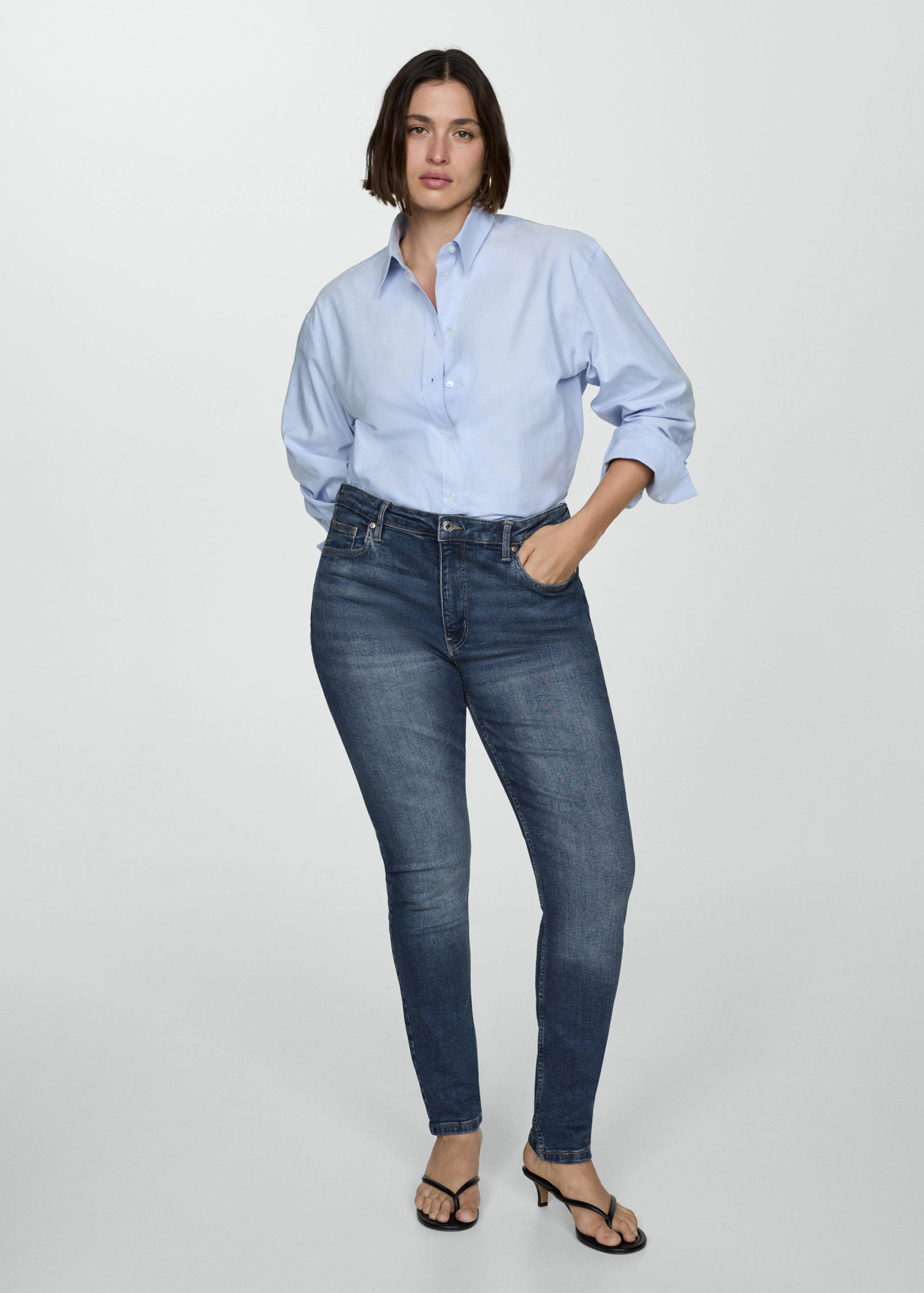 Skinny magas derekú farmer - A termék adatai 3