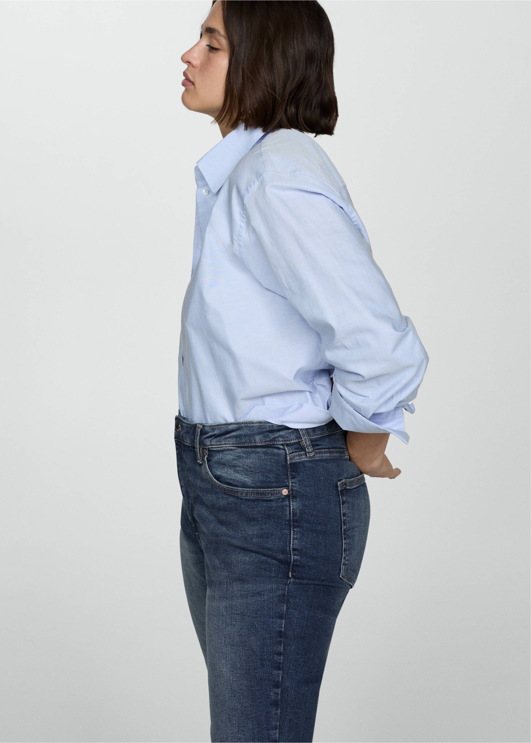 Texans skinny tir alt - Detall de l'article 5, Blau fosc. Ref: 77024061-00.