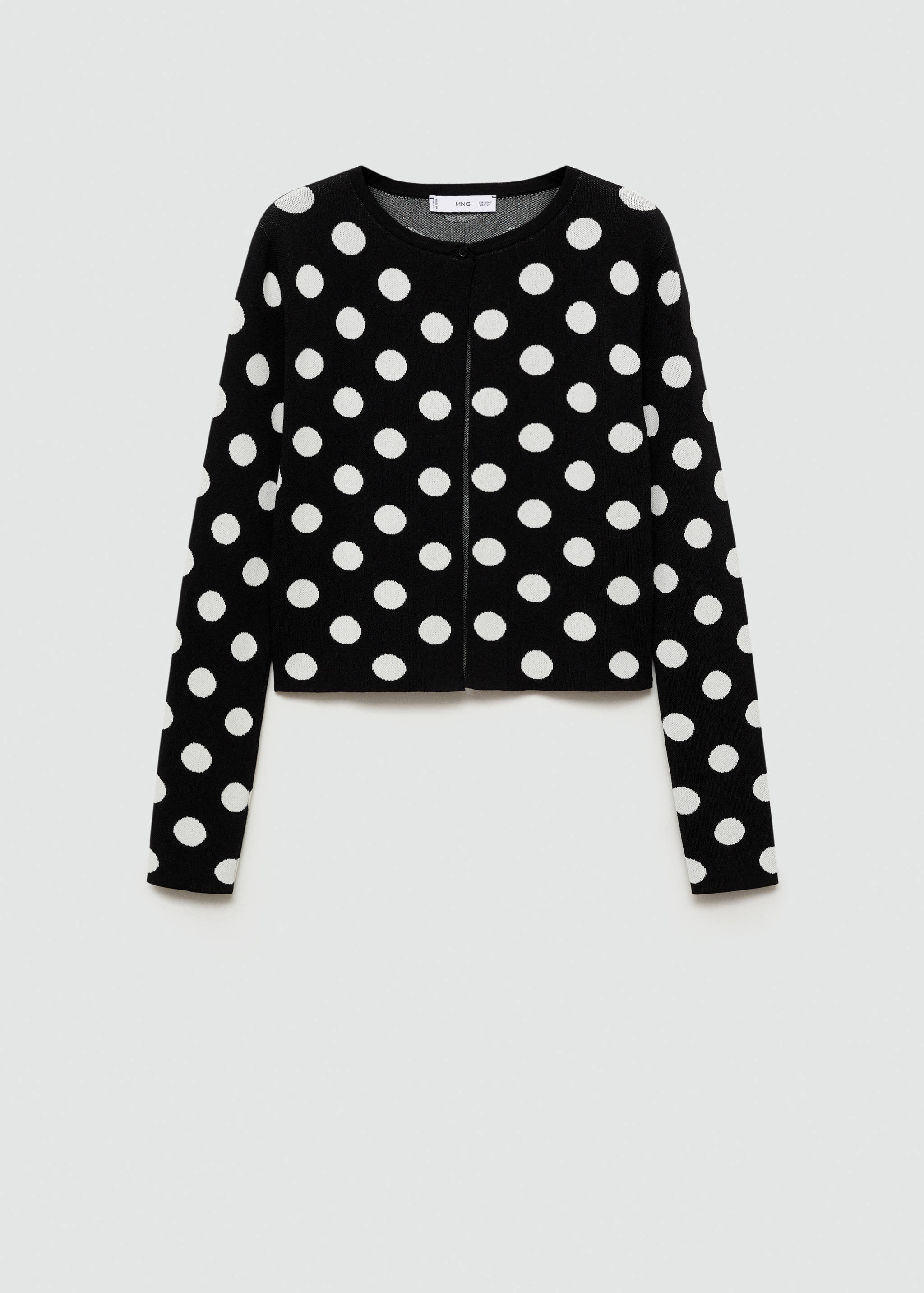 Strick-Cardigan mit Polka Dots - Artikel ohne Model