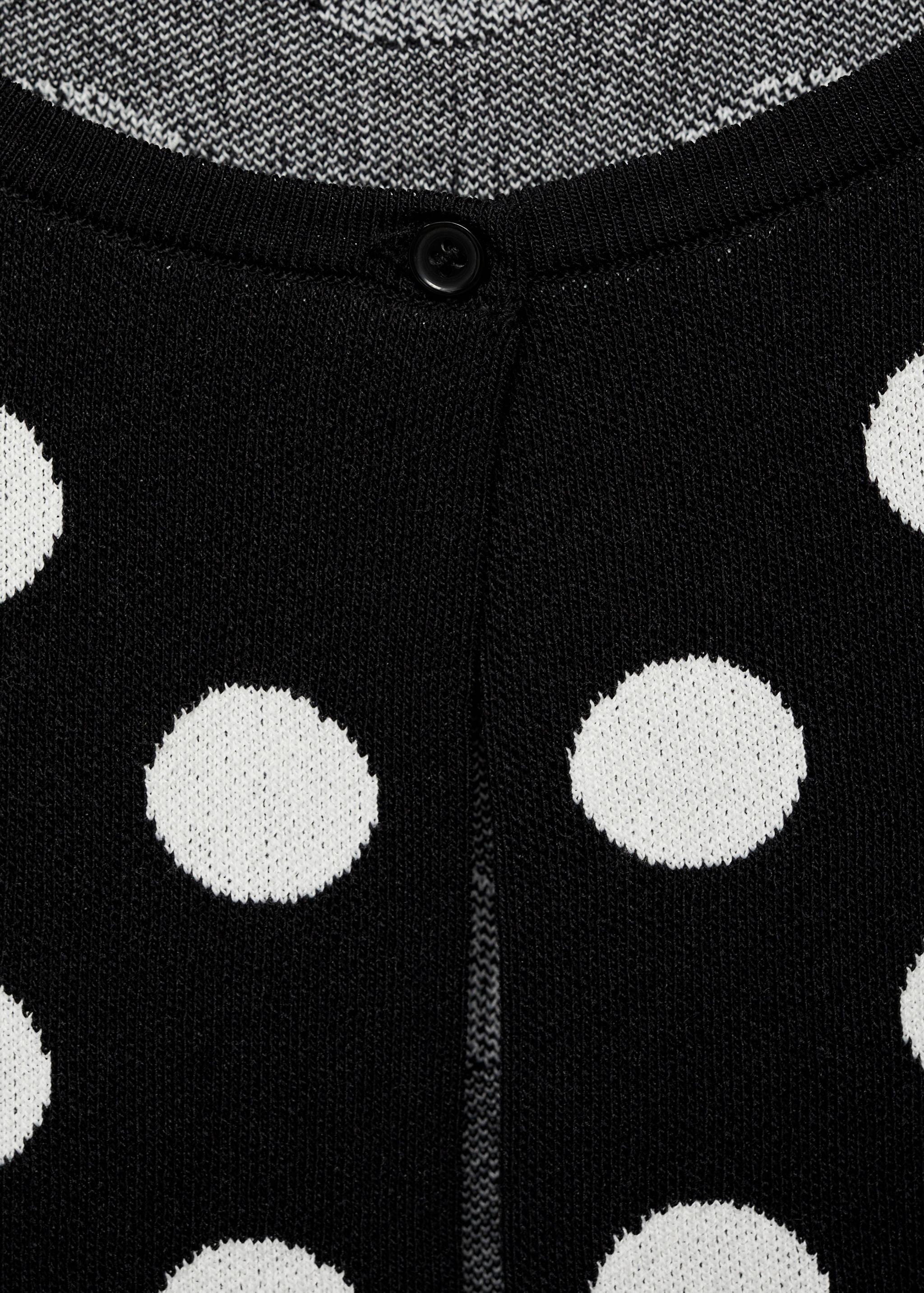 Strick-Cardigan mit Polka Dots - Detail des Artikels 8
