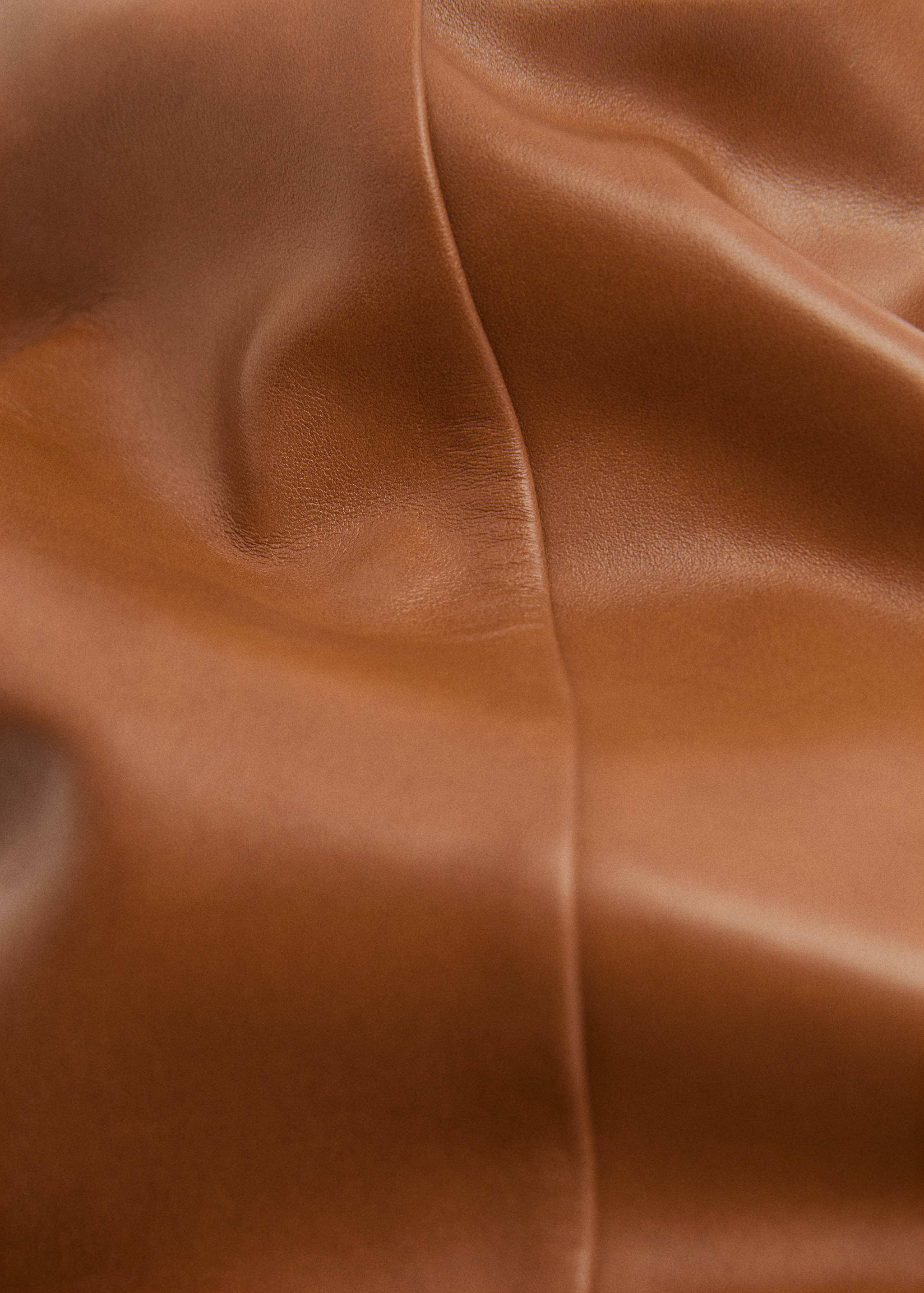 Knee-high leather boots with ruched detail - Details of the article 3