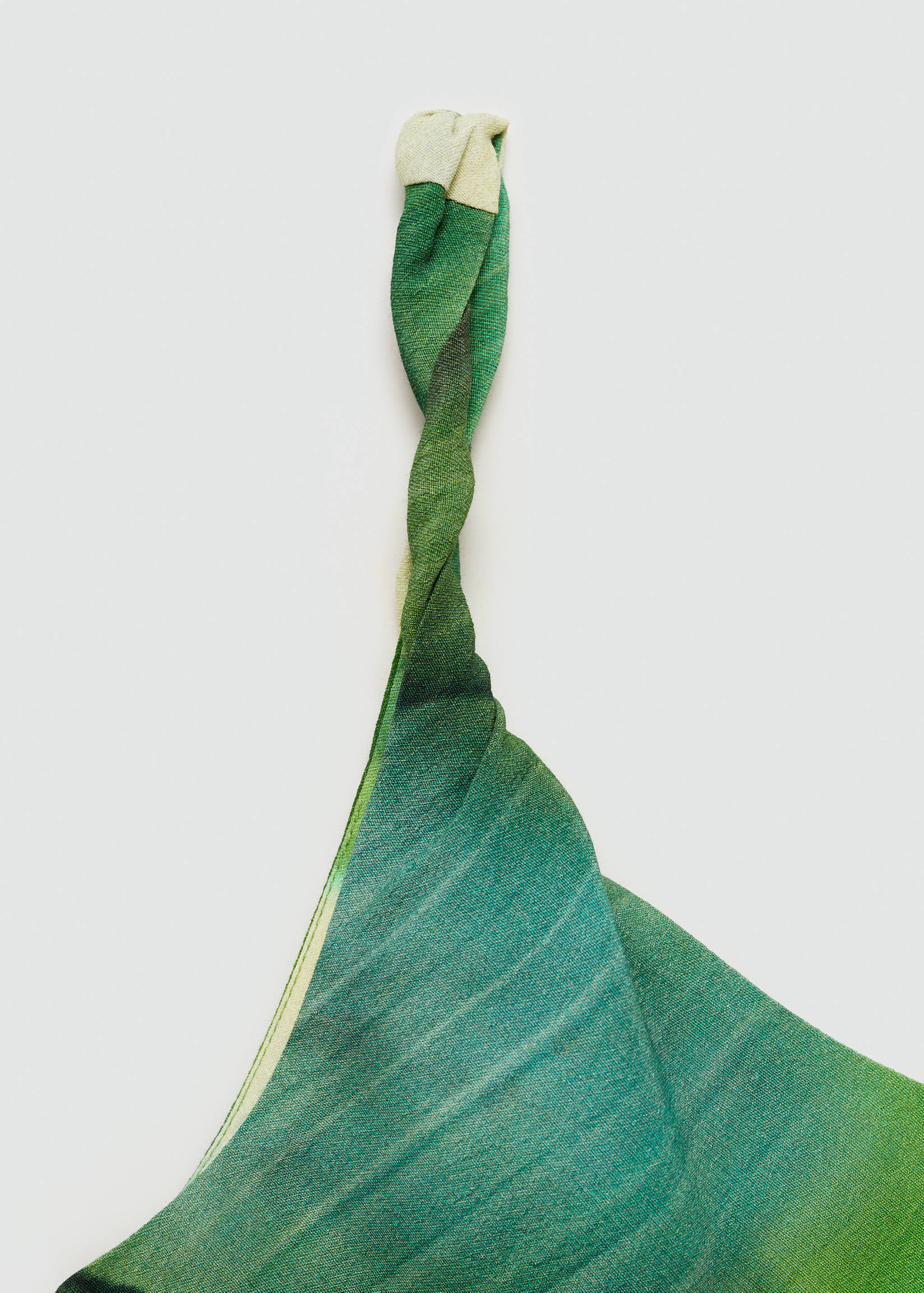 Sukienka z nadrukiem i drapowaniem - Szczegóły artykułu 0