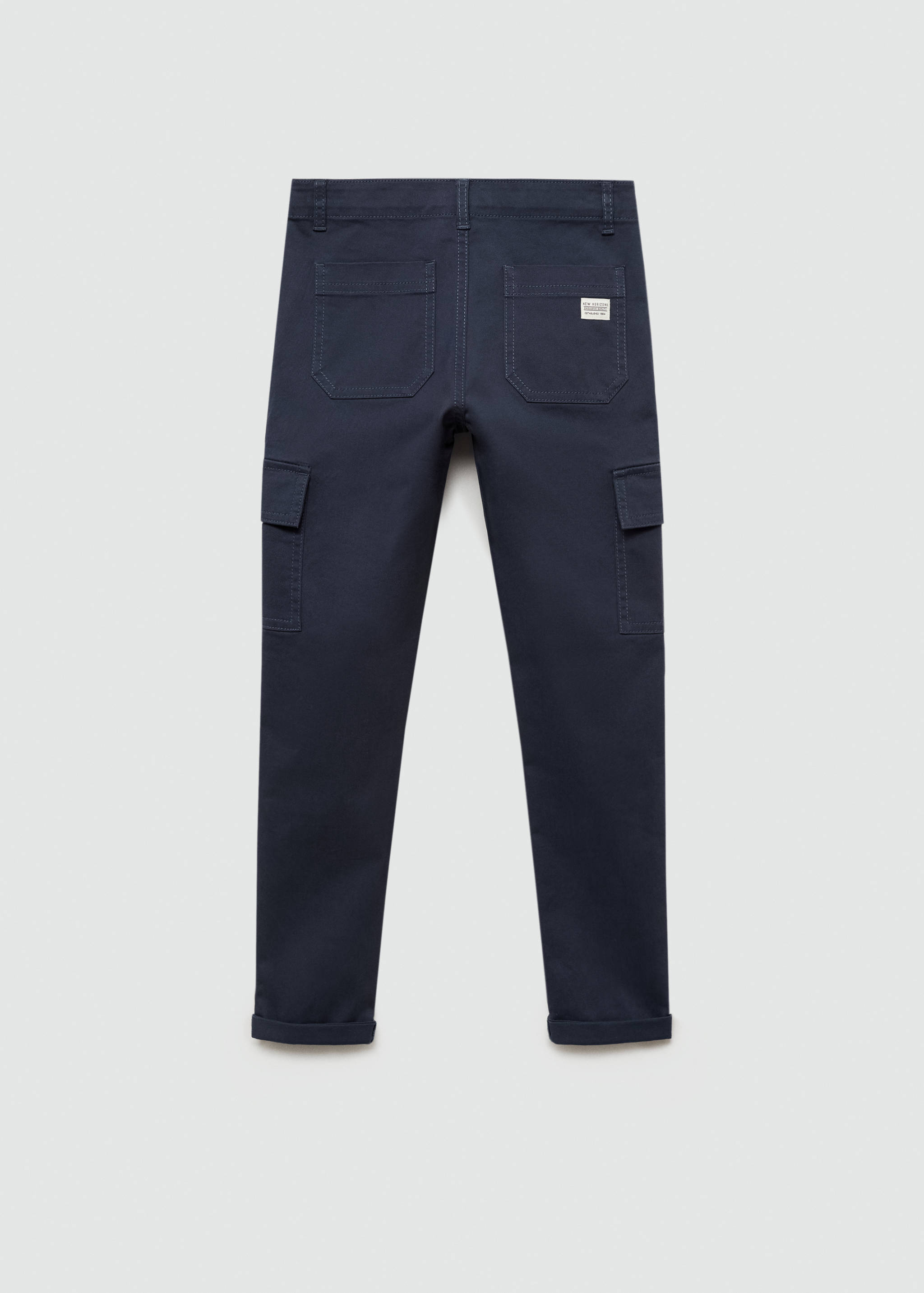 Straight-fit cargo pants - Reverse of the article