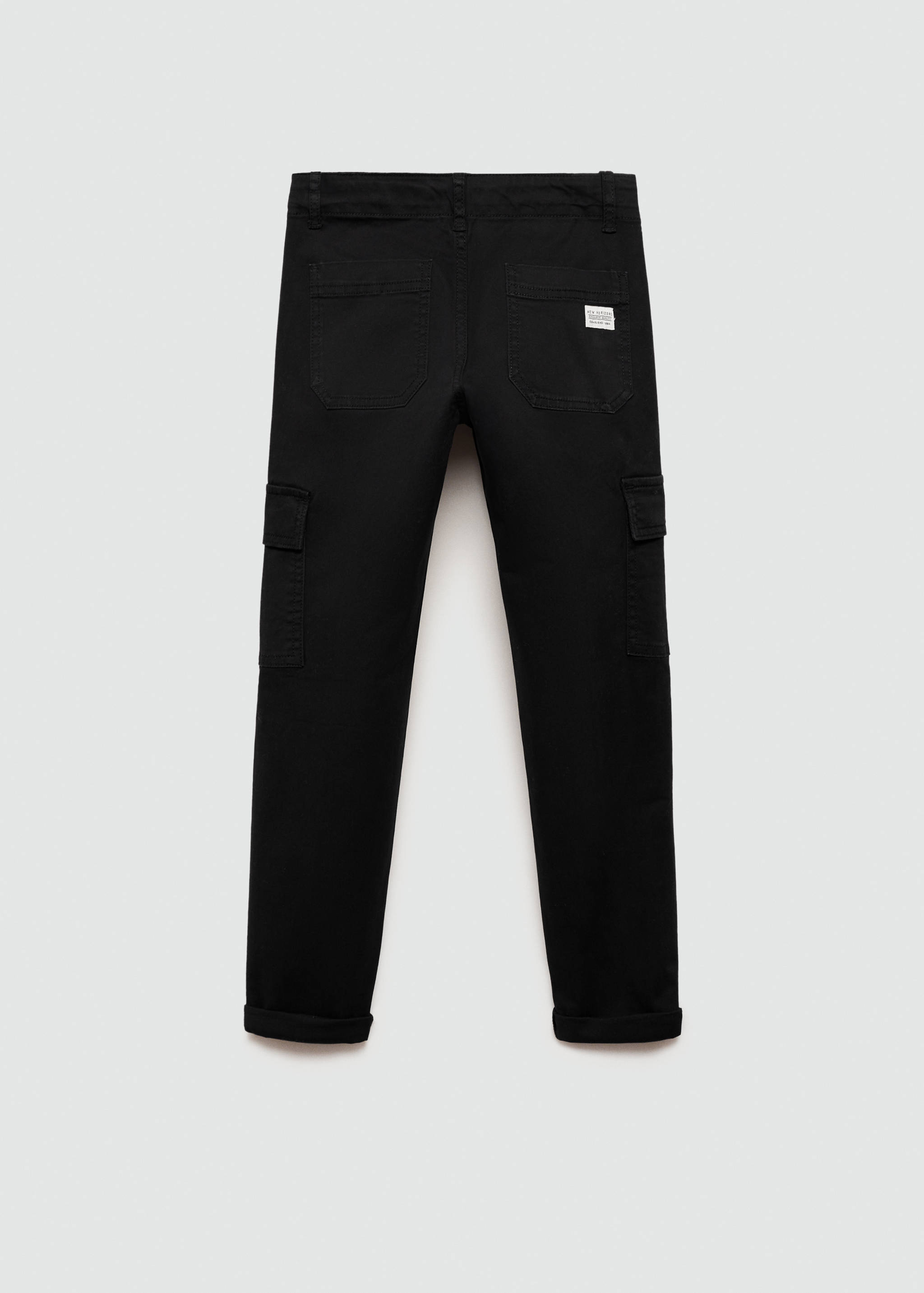 Straight-fit cargo pants - Reverse of the article