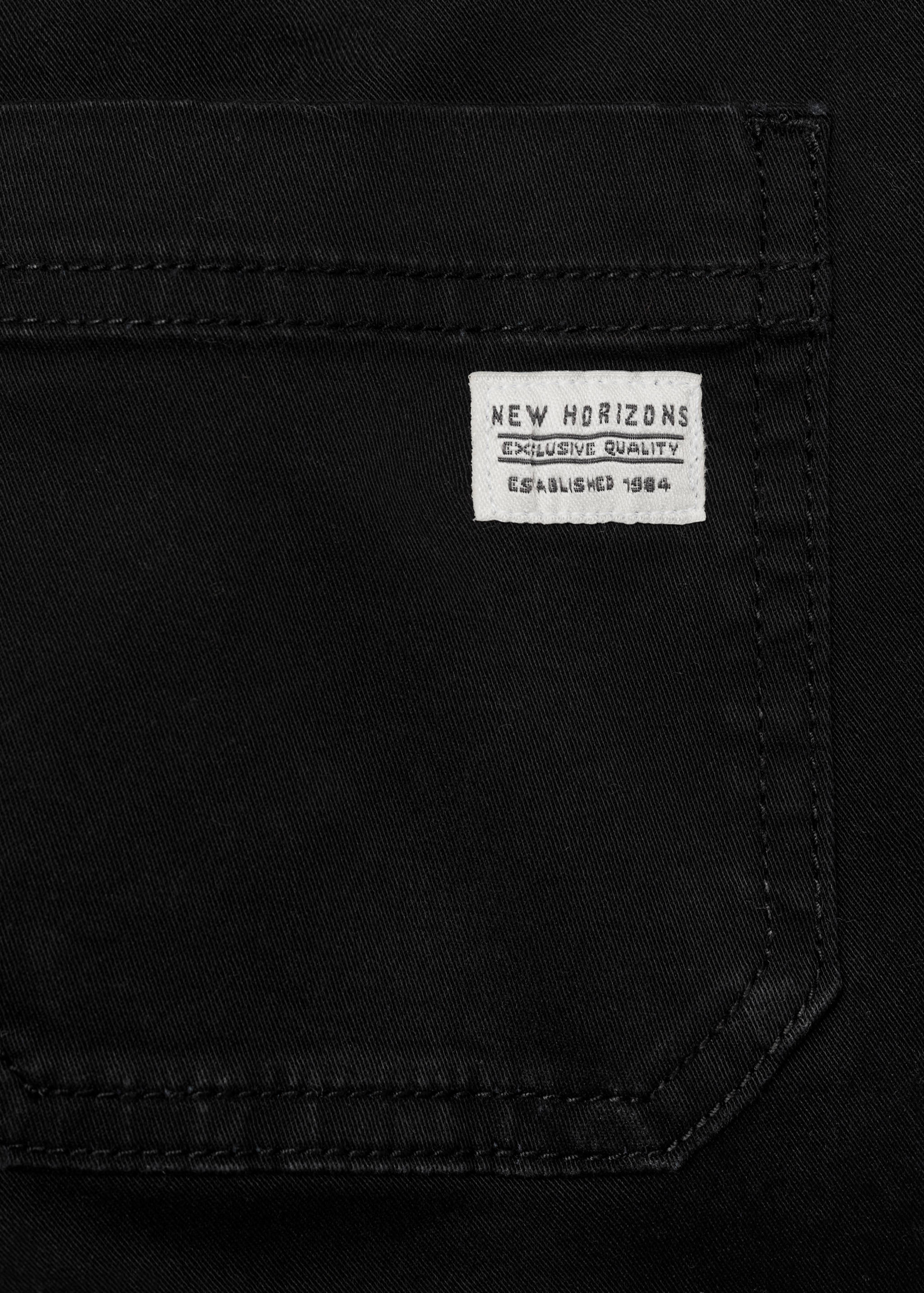 Straight-fit cargo pants - Details of the article 0