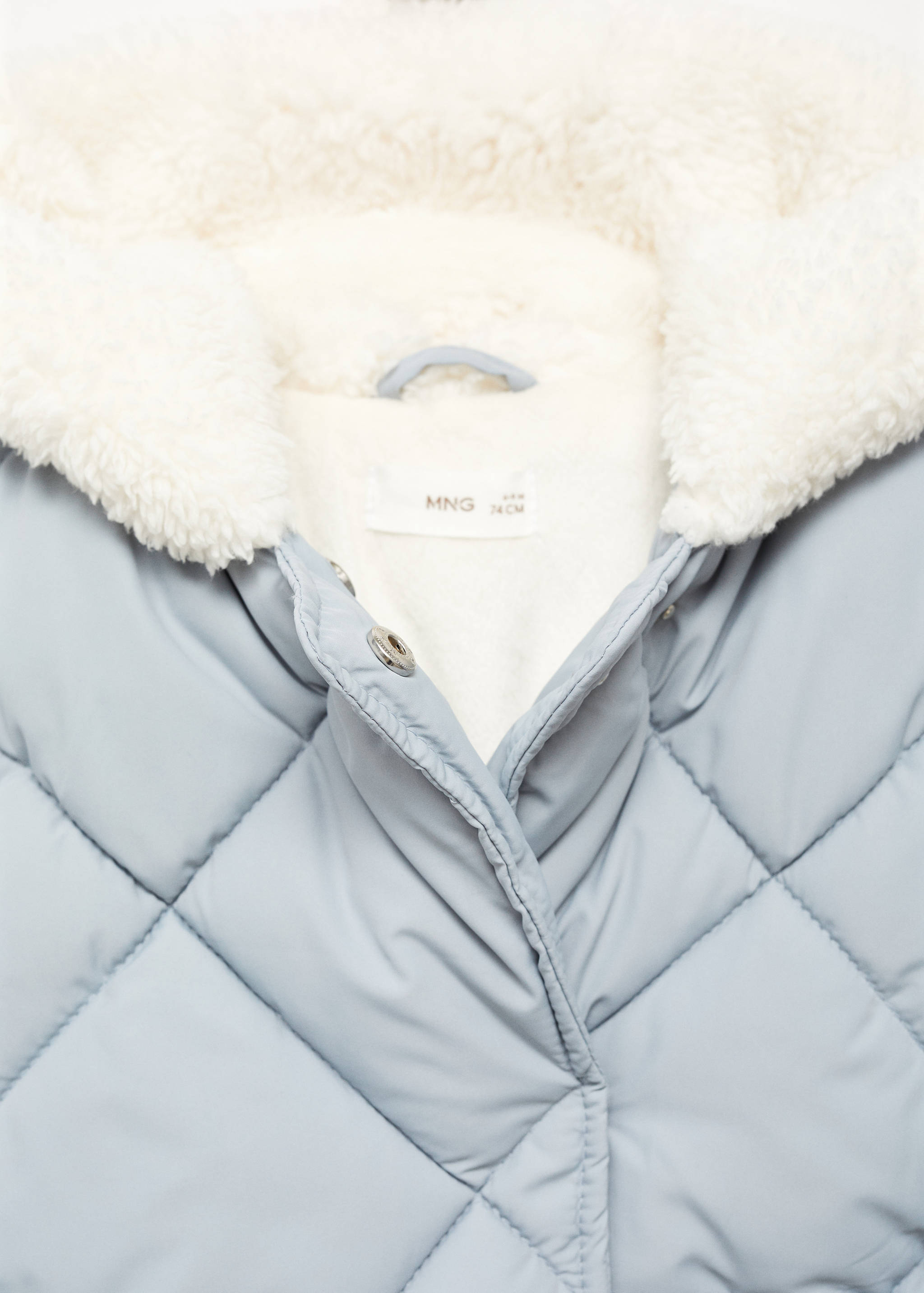 Ears hood puffer coat - Details of the article 8